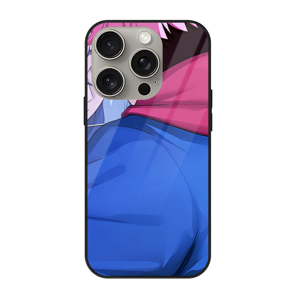 （画像用） SPY×FAMILY间谍家家酒 【iPhone15Pro対応】スマホケース 耐衝撃＆黄変防止 背面ガラス