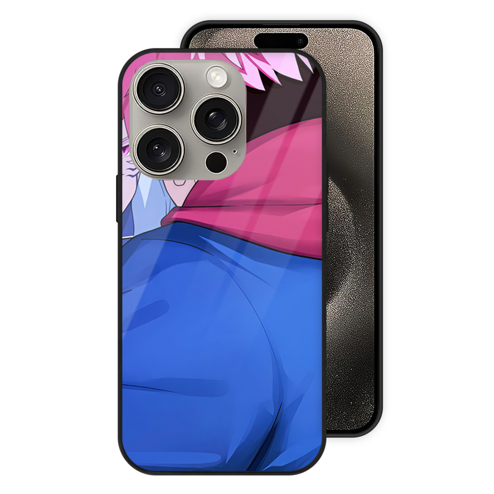 （画像用） SPY×FAMILY间谍家家酒 【iPhone15Pro対応】スマホケース 耐衝撃＆黄変防止 背面ガラス