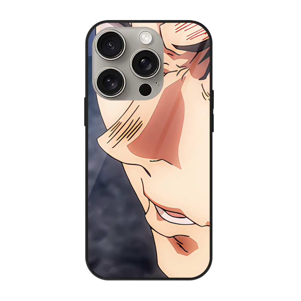 （画像用） SPY×FAMILY间谍家家酒 【iPhone15Pro対応】スマホケース 耐衝撃＆黄変防止 背面ガラス