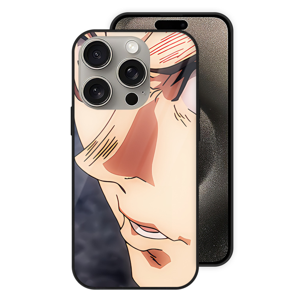 （画像用） SPY×FAMILY间谍家家酒 【iPhone15Pro対応】スマホケース 耐衝撃＆黄変防止 背面ガラス