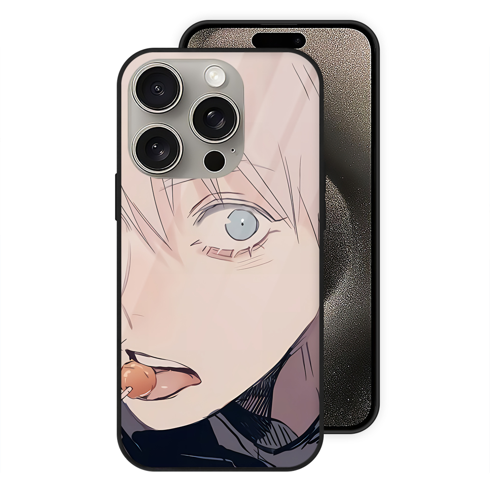 （画像用） SPY×FAMILY间谍家家酒 【iPhone15Pro対応】スマホケース 耐衝撃＆黄変防止 背面ガラス
