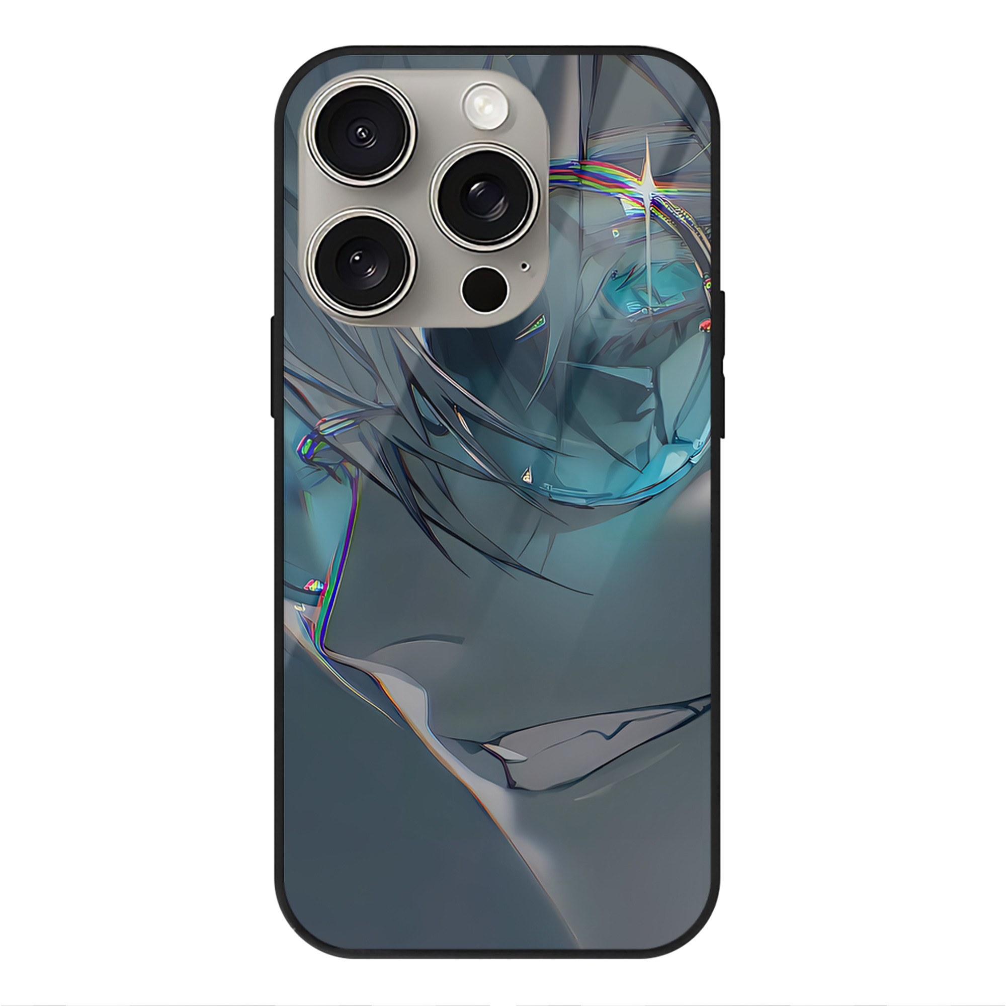 （画像用） SPY×FAMILY间谍家家酒 【iPhone15Pro対応】スマホケース 耐衝撃＆黄変防止 背面ガラス
