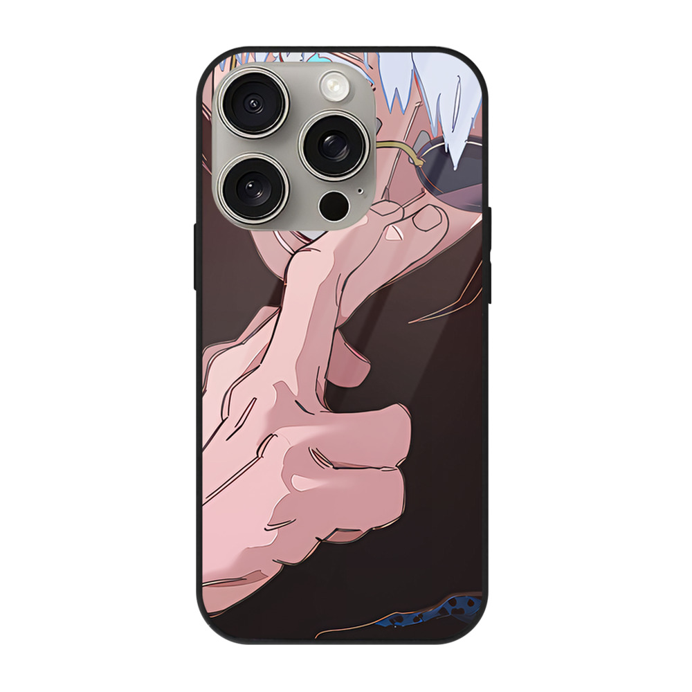 （画像用） SPY×FAMILY间谍家家酒 【iPhone15Pro対応】スマホケース 耐衝撃＆黄変防止 背面ガラス