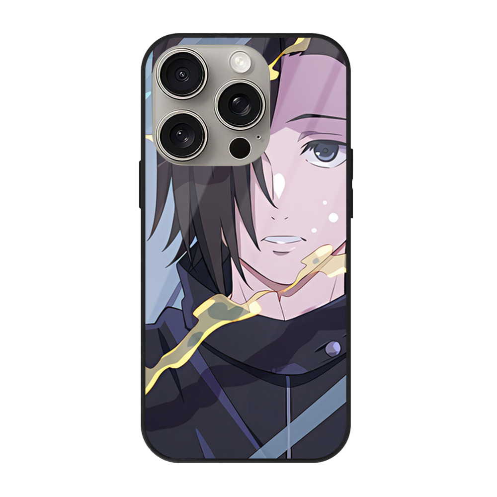 （画像用） SPY×FAMILY间谍家家酒 【iPhone15Pro対応】スマホケース 耐衝撃＆黄変防止 背面ガラス