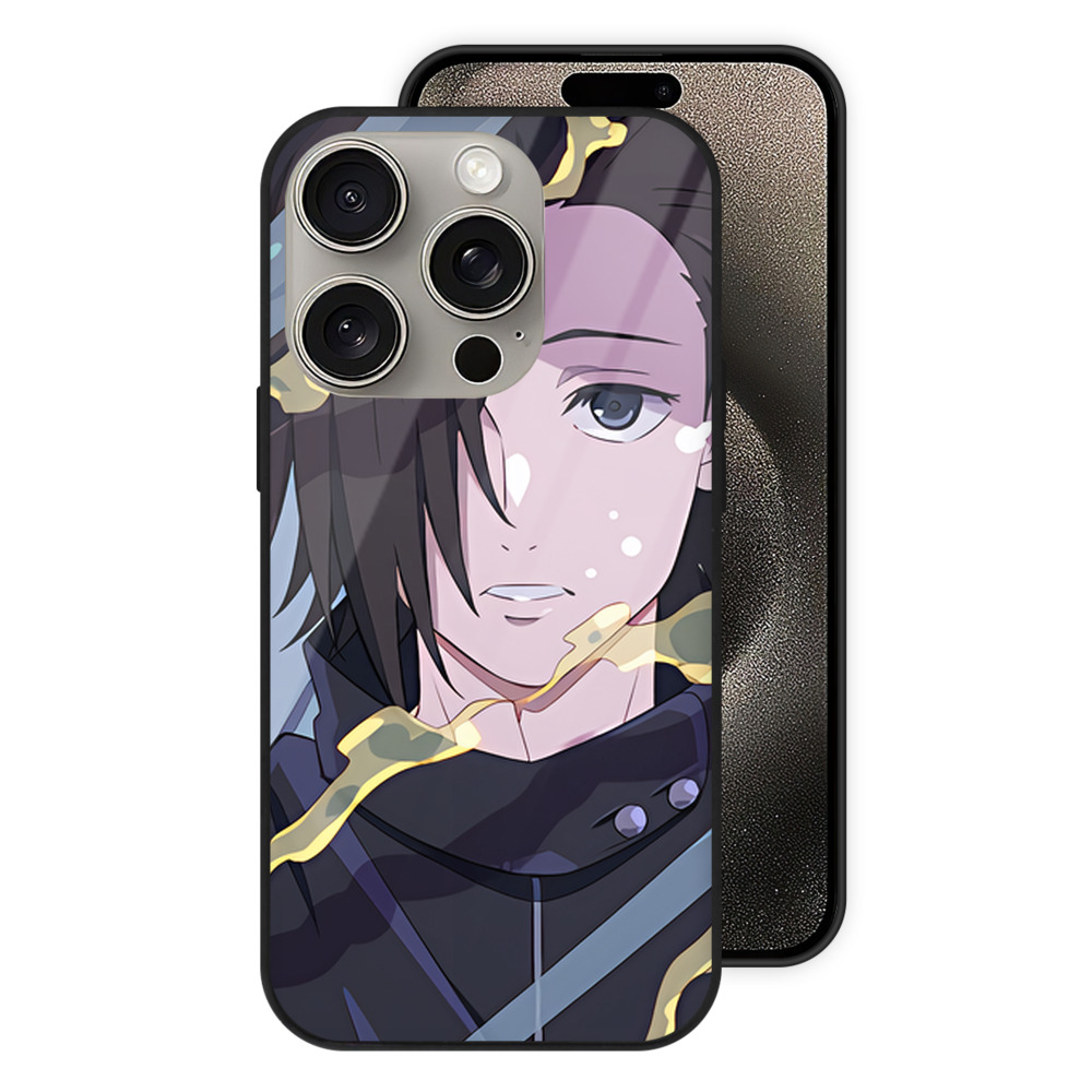 （画像用） SPY×FAMILY间谍家家酒 【iPhone15Pro対応】スマホケース 耐衝撃＆黄変防止 背面ガラス