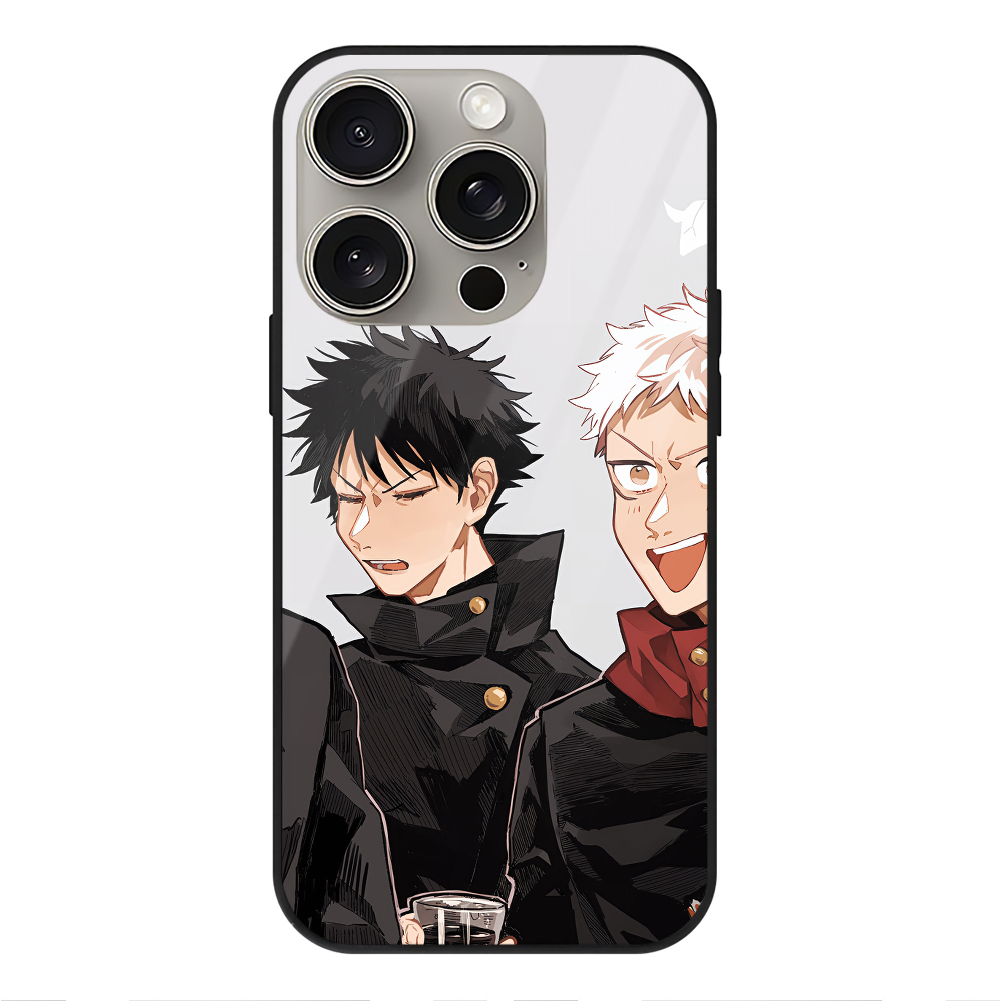 （画像用） SPY×FAMILY间谍家家酒 【iPhone15Pro対応】スマホケース 耐衝撃＆黄変防止 背面ガラス