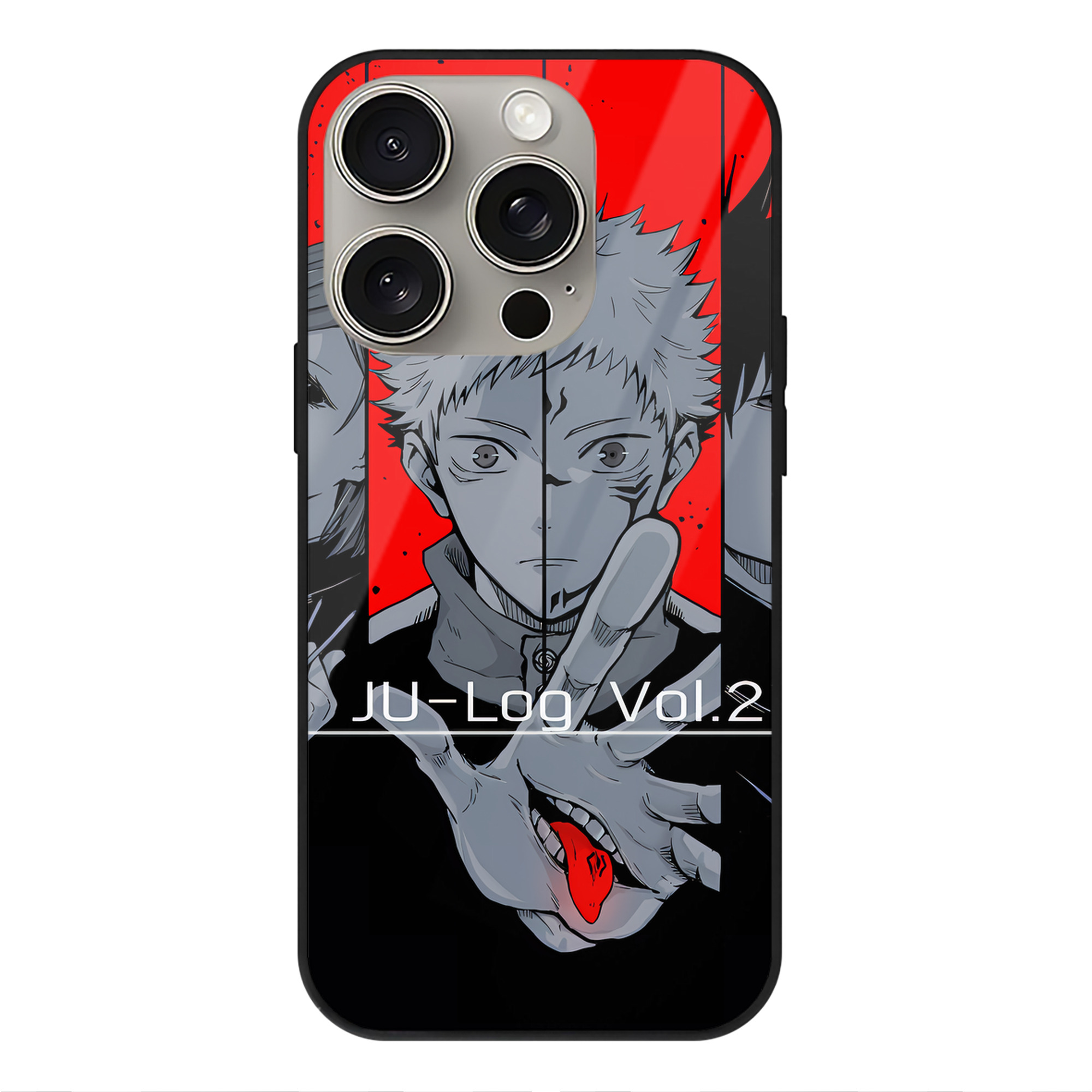 （画像用） SPY×FAMILY间谍家家酒 【iPhone15Pro対応】スマホケース 耐衝撃＆黄変防止 背面ガラス