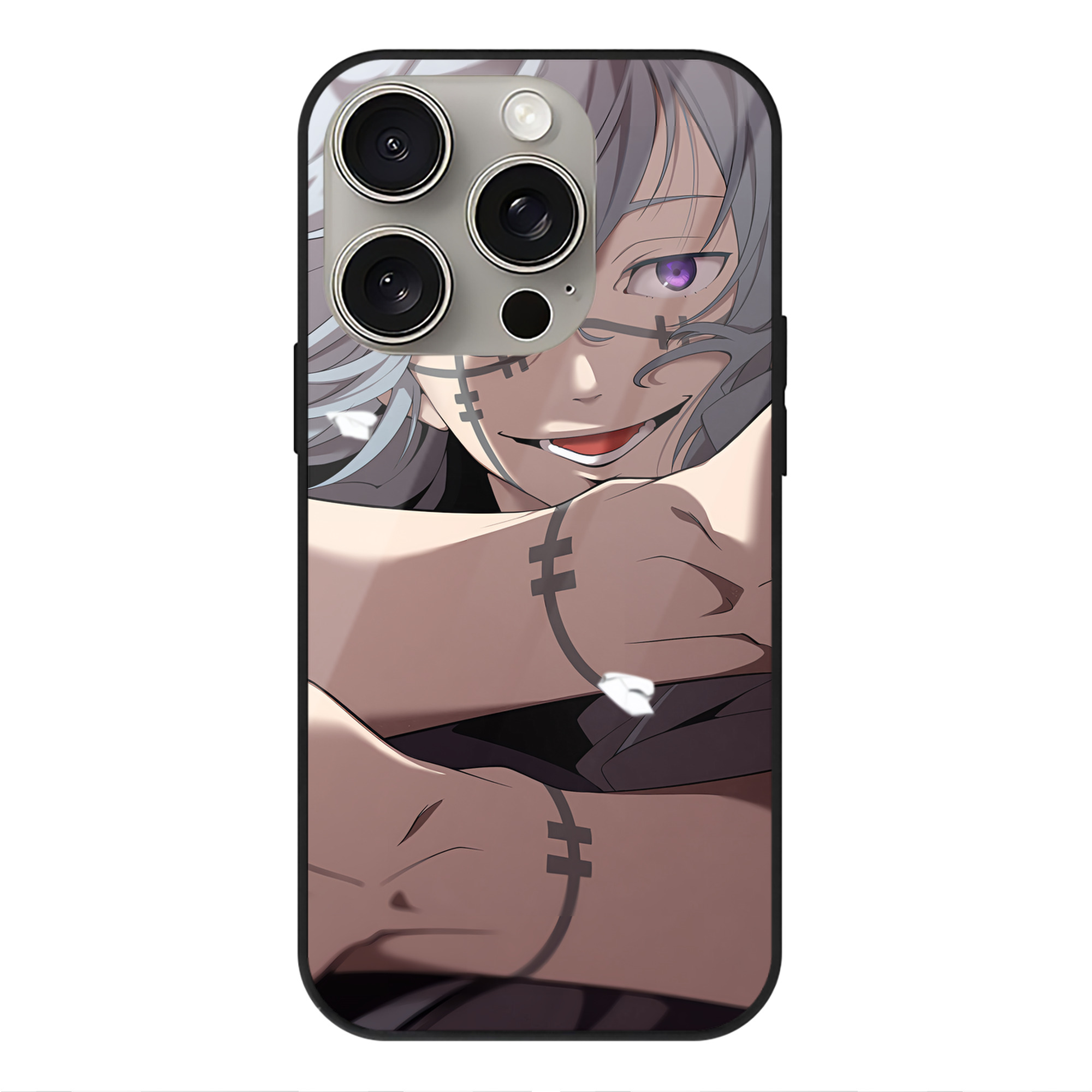 （画像用） SPY×FAMILY间谍家家酒 【iPhone15Pro対応】スマホケース 耐衝撃＆黄変防止 背面ガラス