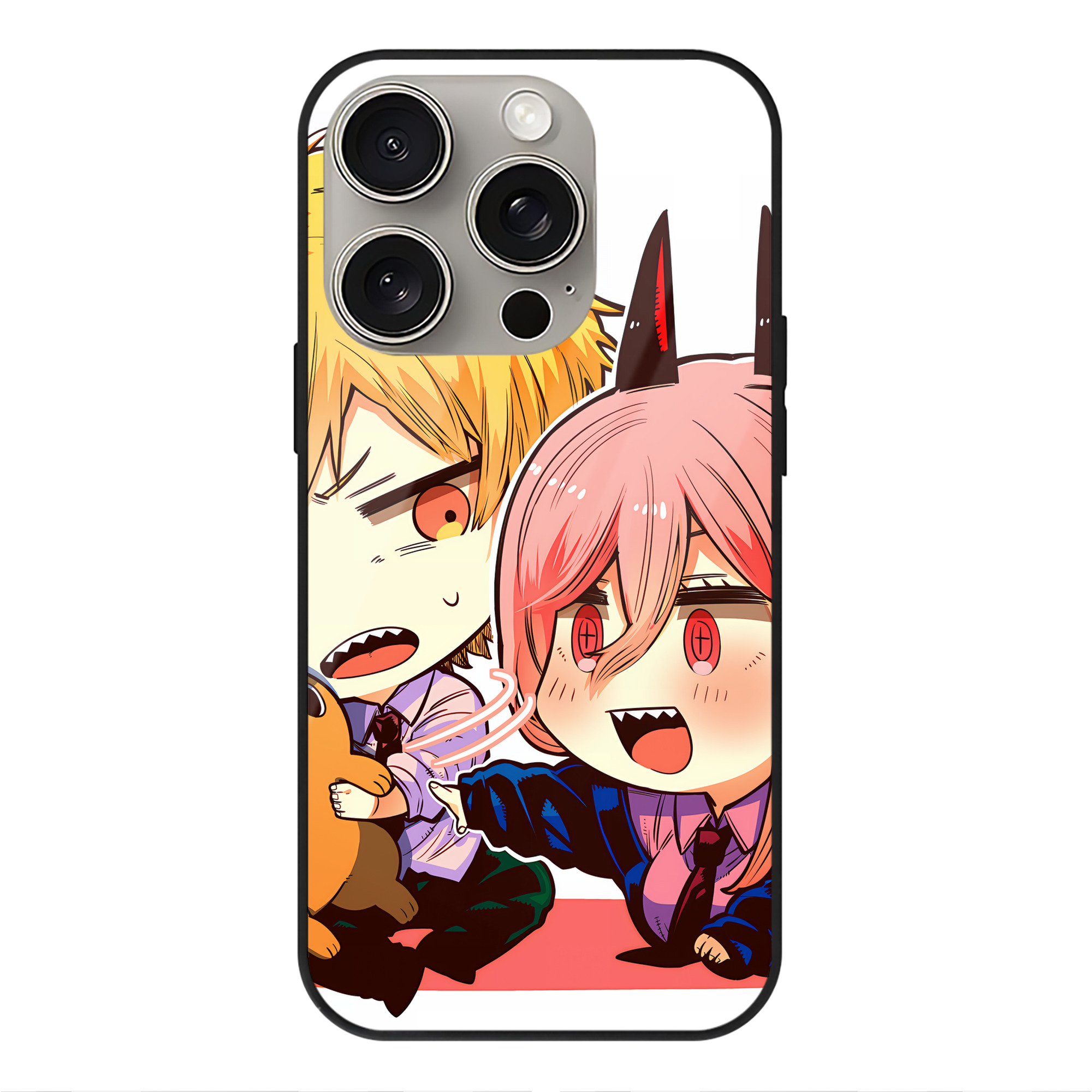 （画像用） SPY×FAMILY间谍家家酒 【iPhone15Pro対応】スマホケース 耐衝撃＆黄変防止 背面ガラス