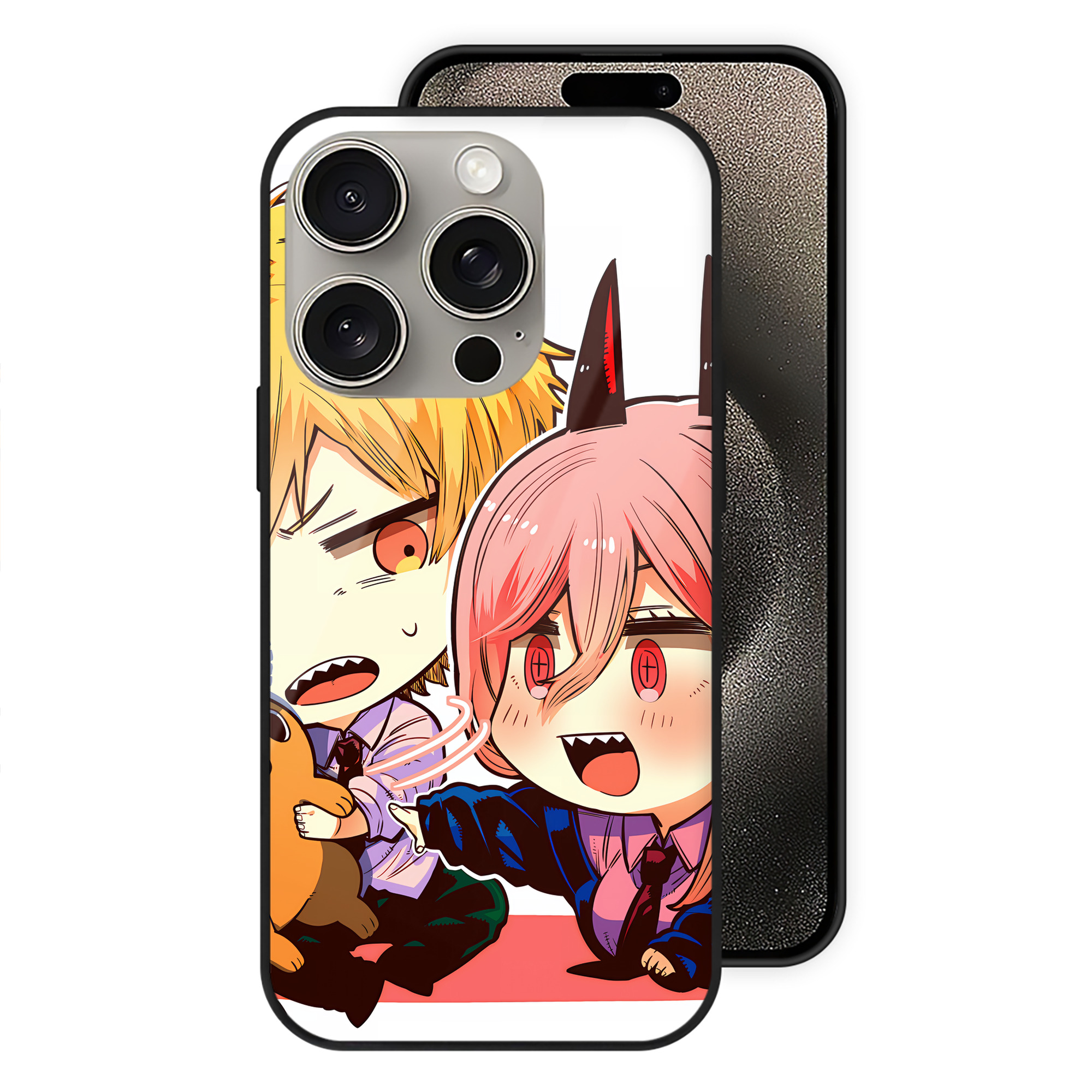 （画像用） SPY×FAMILY间谍家家酒 【iPhone15Pro対応】スマホケース 耐衝撃＆黄変防止 背面ガラス