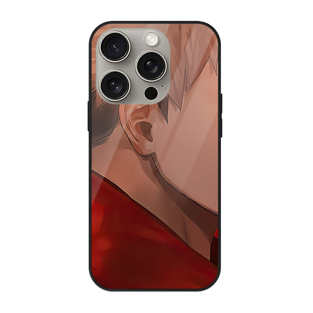 （画像用） SPY×FAMILY间谍家家酒 【iPhone15Pro対応】スマホケース 耐衝撃＆黄変防止 背面ガラス