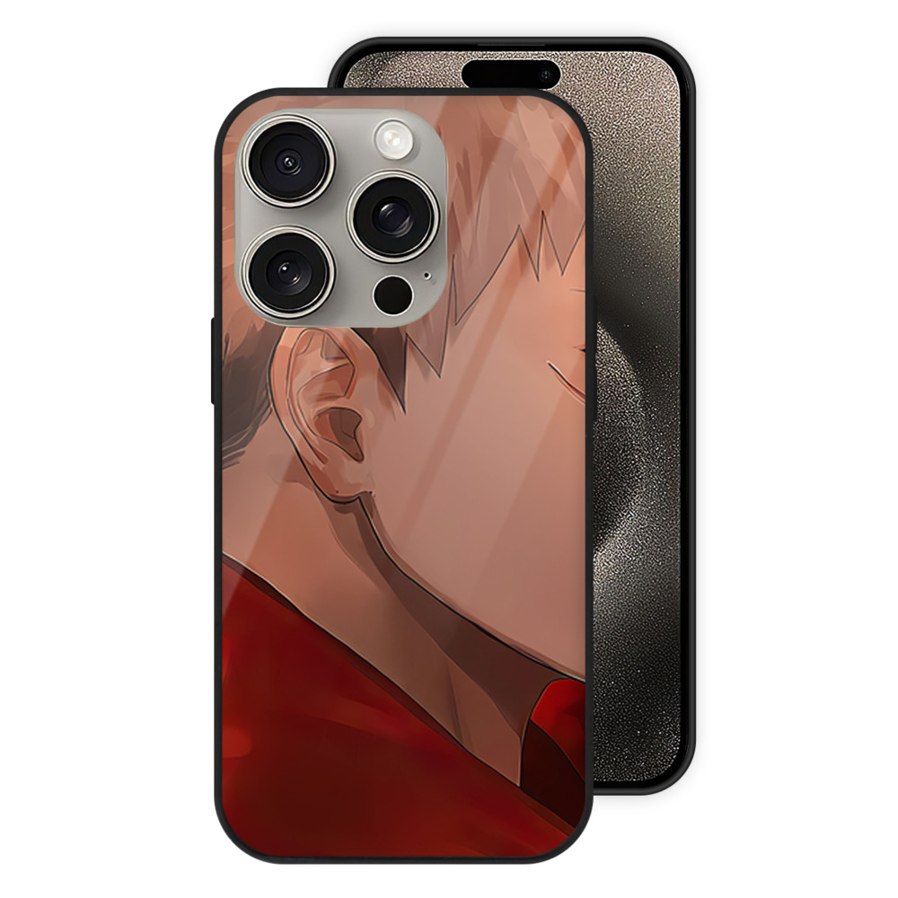 （画像用） SPY×FAMILY间谍家家酒 【iPhone15Pro対応】スマホケース 耐衝撃＆黄変防止 背面ガラス
