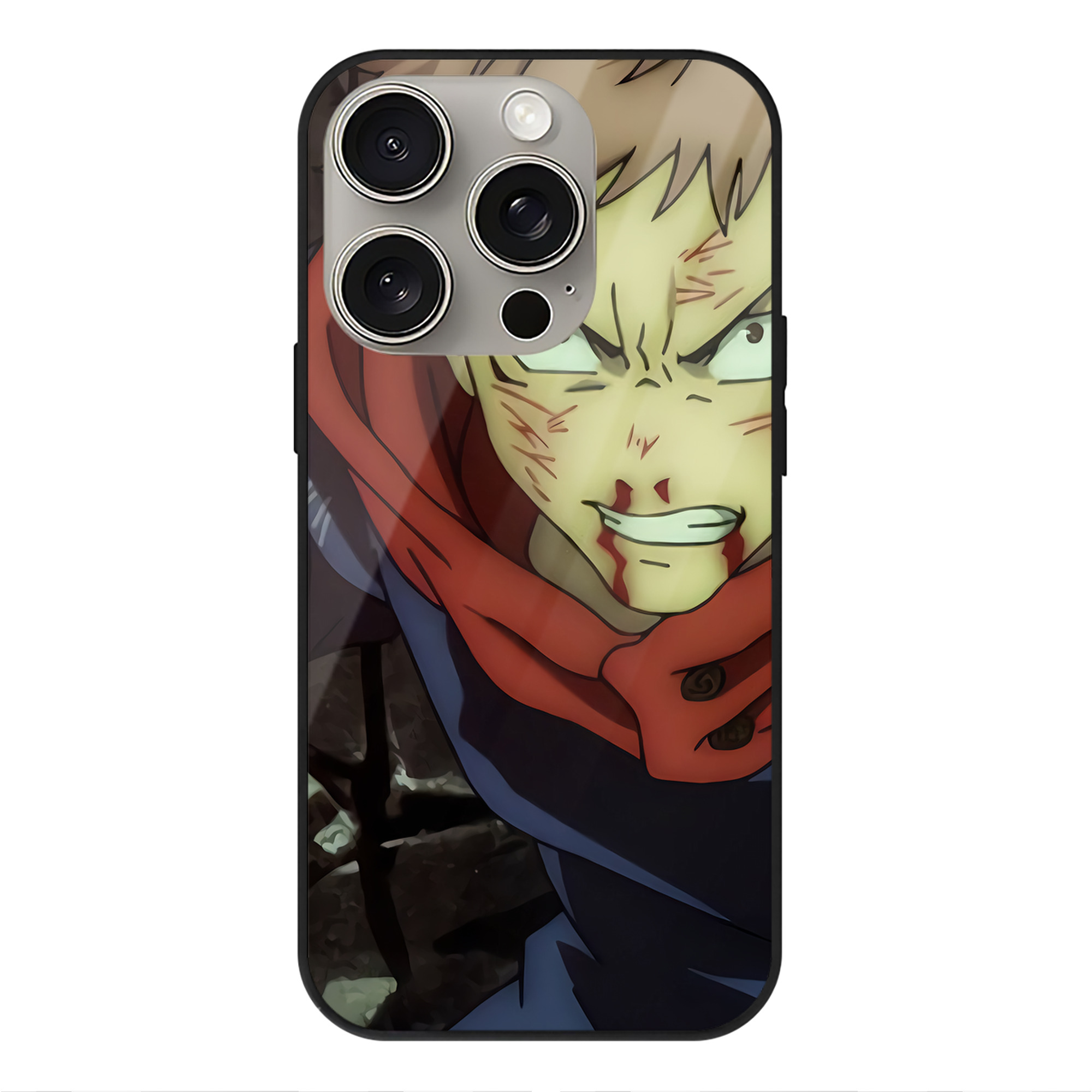（画像用） SPY×FAMILY间谍家家酒 【iPhone15Pro対応】スマホケース 耐衝撃＆黄変防止 背面ガラス