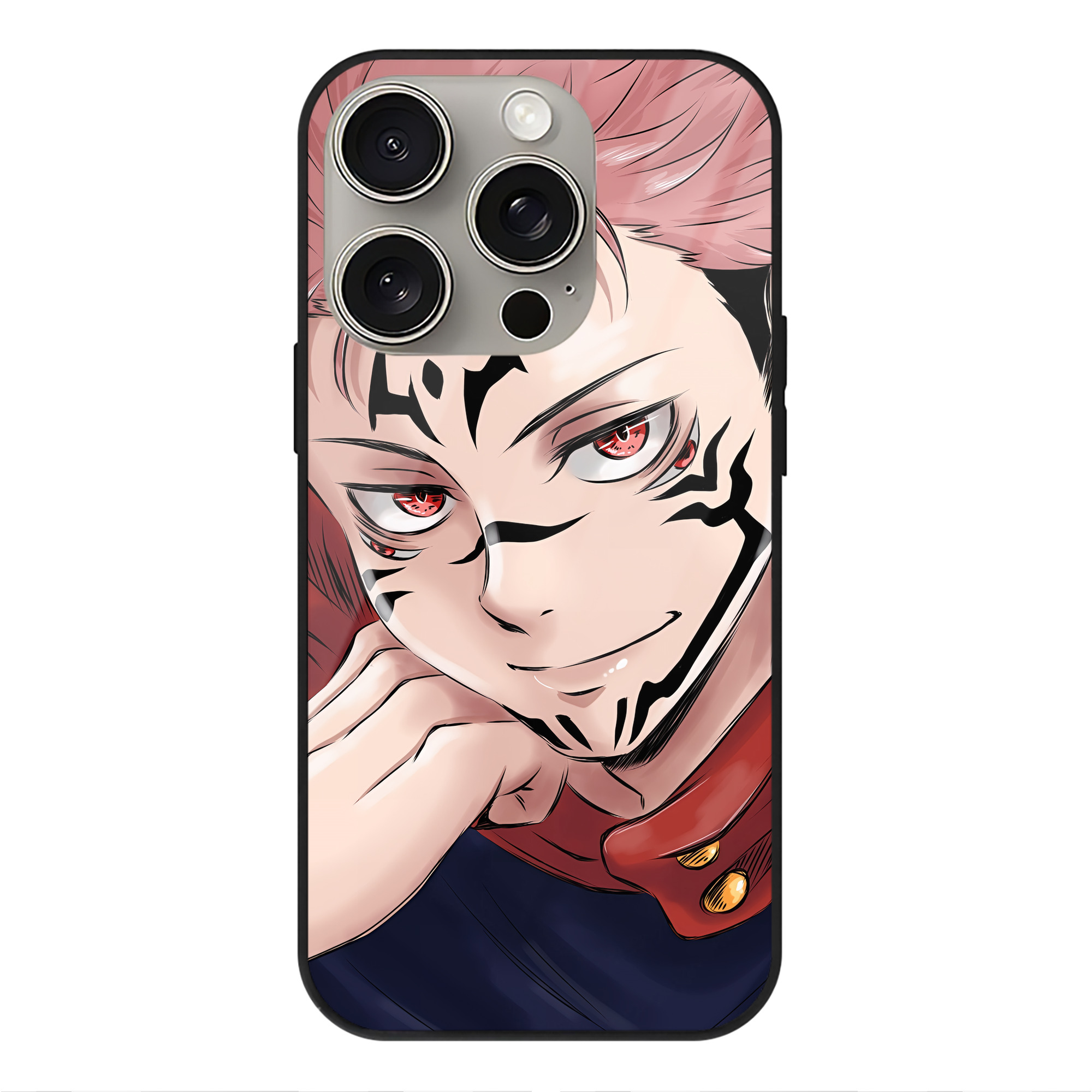 （画像用） SPY×FAMILY间谍家家酒 【iPhone15Pro対応】スマホケース 耐衝撃＆黄変防止 背面ガラス
