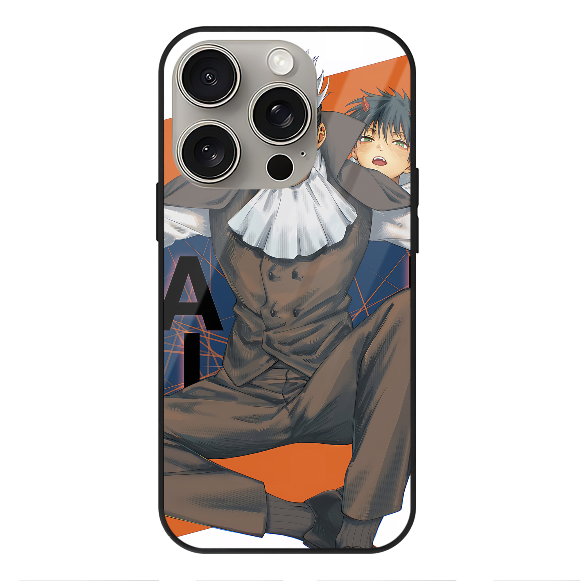 （画像用） SPY×FAMILY间谍家家酒 【iPhone15Pro対応】スマホケース 耐衝撃＆黄変防止 背面ガラス