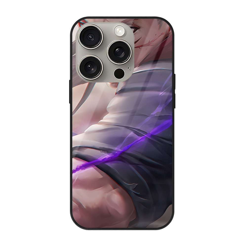 （画像用） SPY×FAMILY间谍家家酒 【iPhone15Pro対応】スマホケース 耐衝撃＆黄変防止 背面ガラス