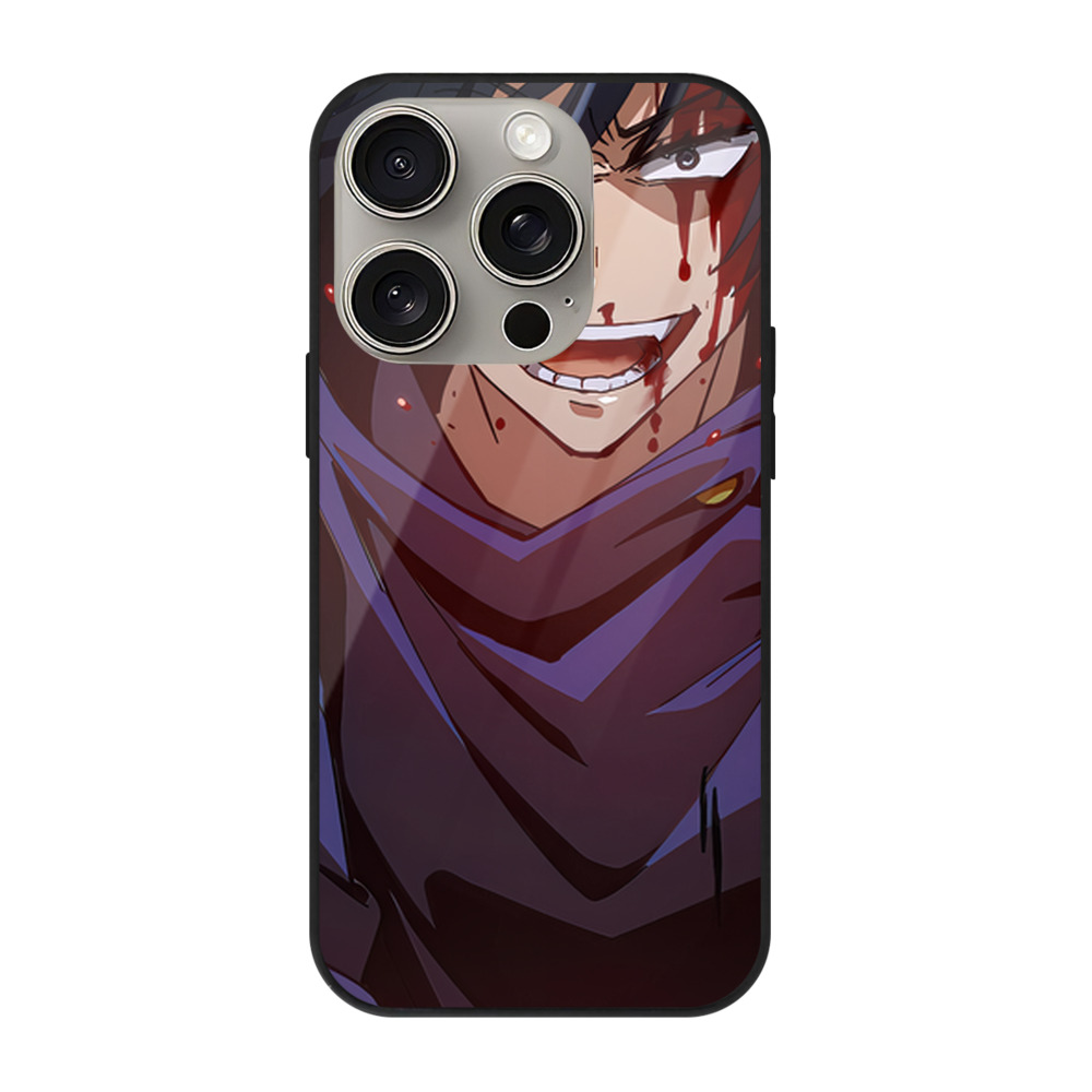 （画像用） SPY×FAMILY间谍家家酒 【iPhone15Pro対応】スマホケース 耐衝撃＆黄変防止 背面ガラス