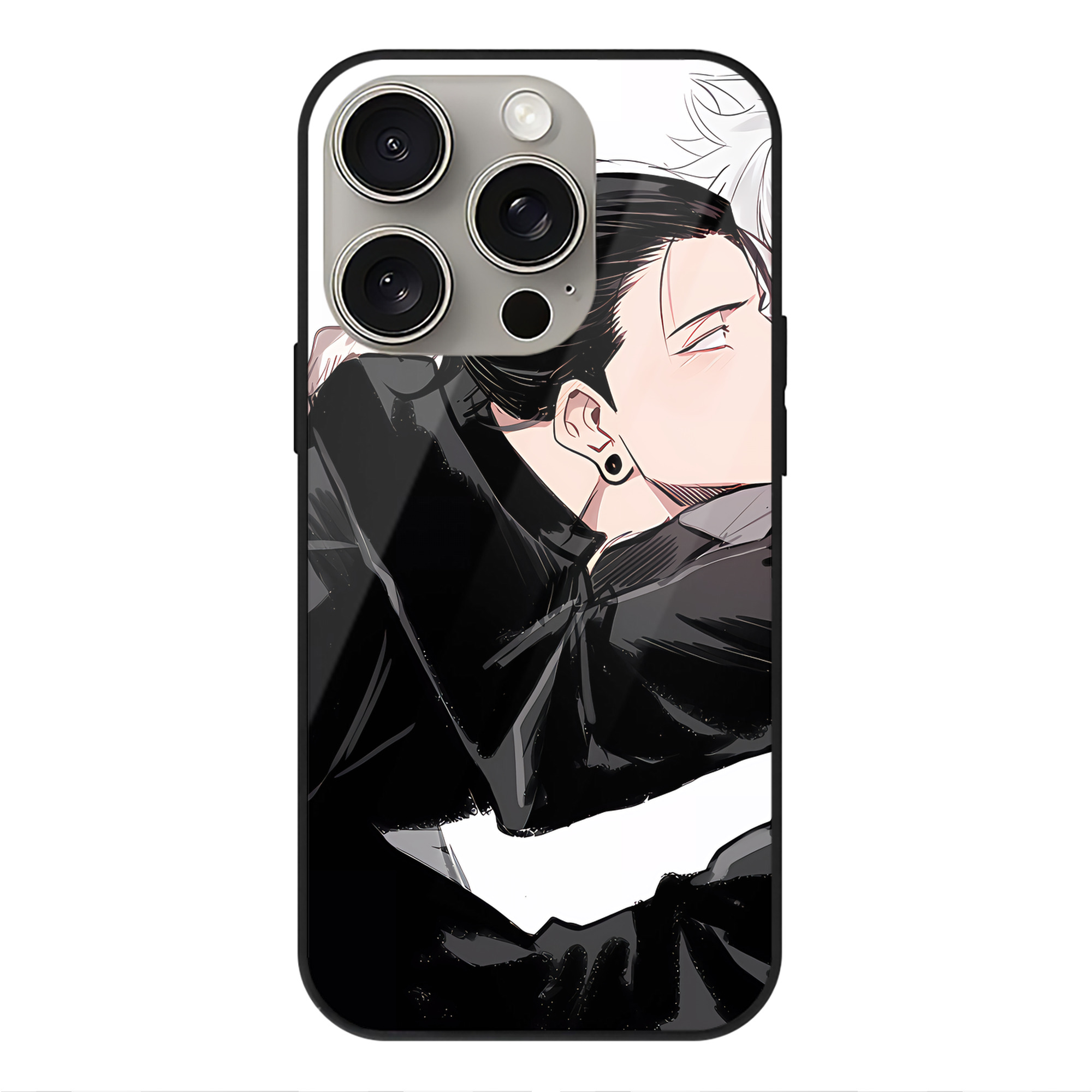 （画像用） SPY×FAMILY间谍家家酒 【iPhone15Pro対応】スマホケース 耐衝撃＆黄変防止 背面ガラス