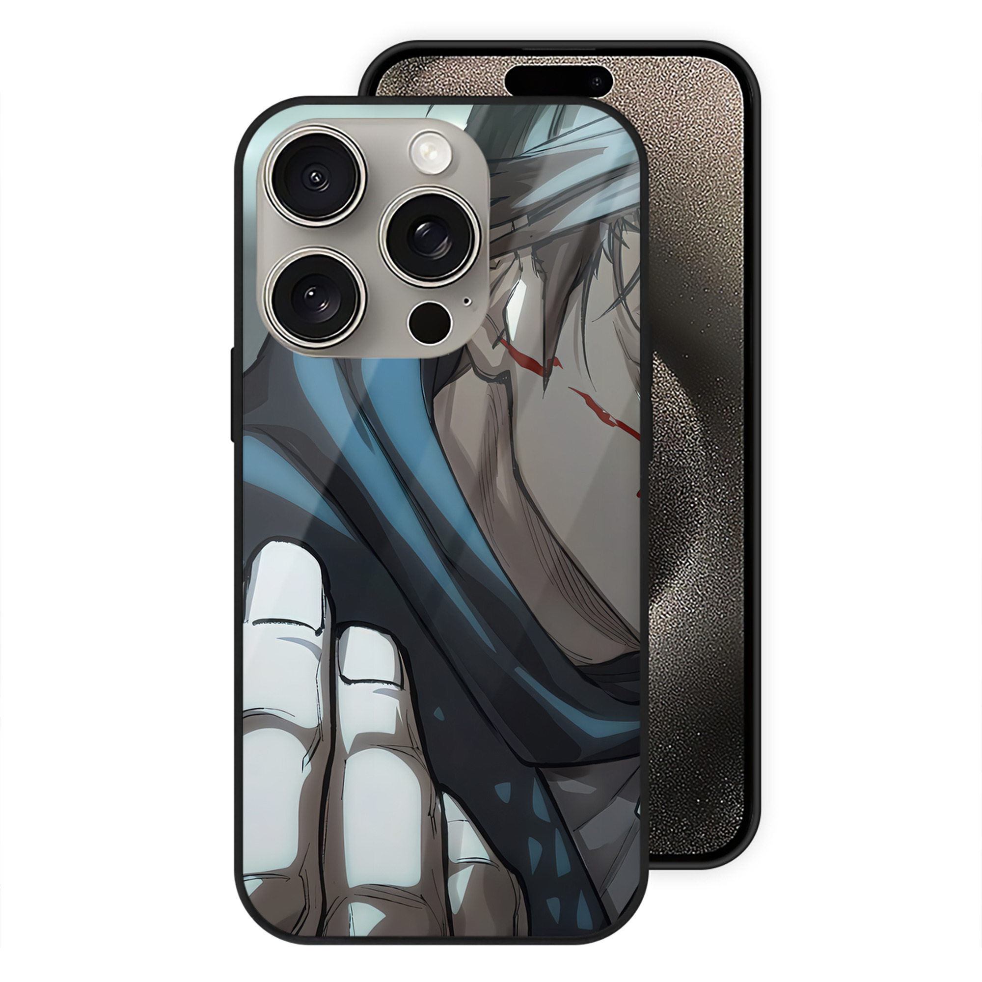 （画像用） SPY×FAMILY间谍家家酒 【iPhone15Pro対応】スマホケース 耐衝撃＆黄変防止 背面ガラス