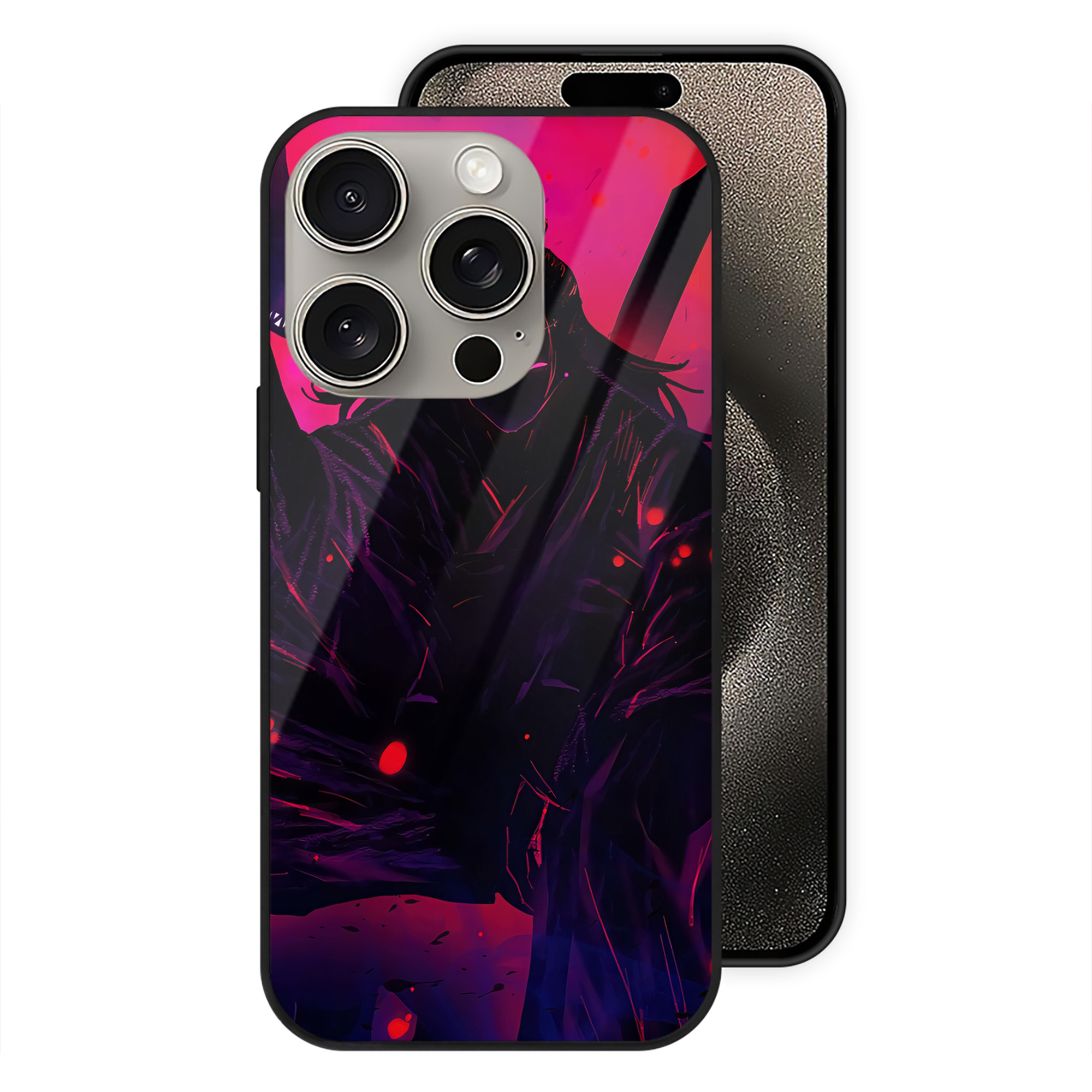 （画像用） SPY×FAMILY间谍家家酒 【iPhone15Pro対応】スマホケース 耐衝撃＆黄変防止 背面ガラス