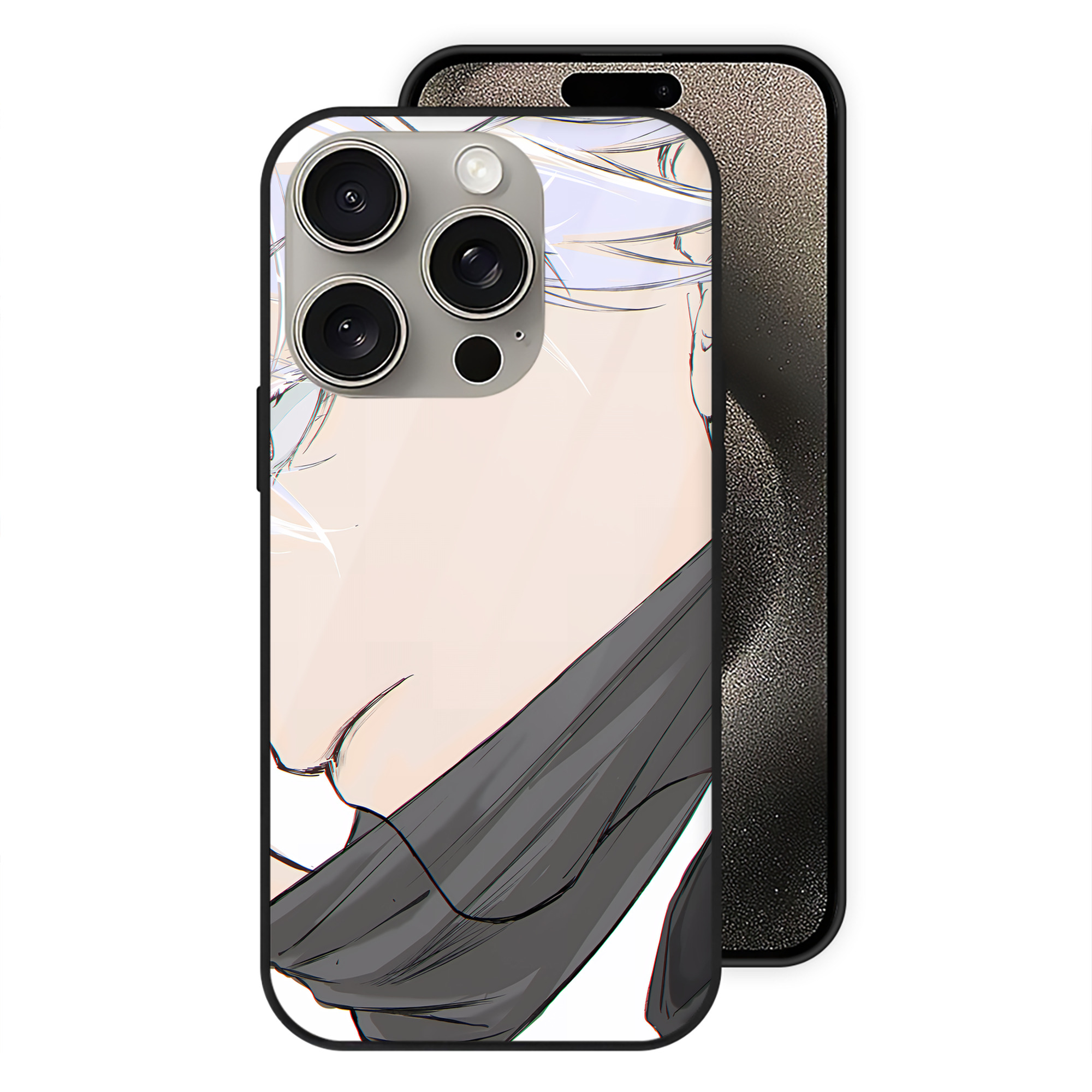 （画像用） SPY×FAMILY间谍家家酒 【iPhone15Pro対応】スマホケース 耐衝撃＆黄変防止 背面ガラス