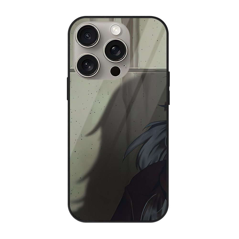 （画像用） SPY×FAMILY间谍家家酒 【iPhone15Pro対応】スマホケース 耐衝撃＆黄変防止 背面ガラス
