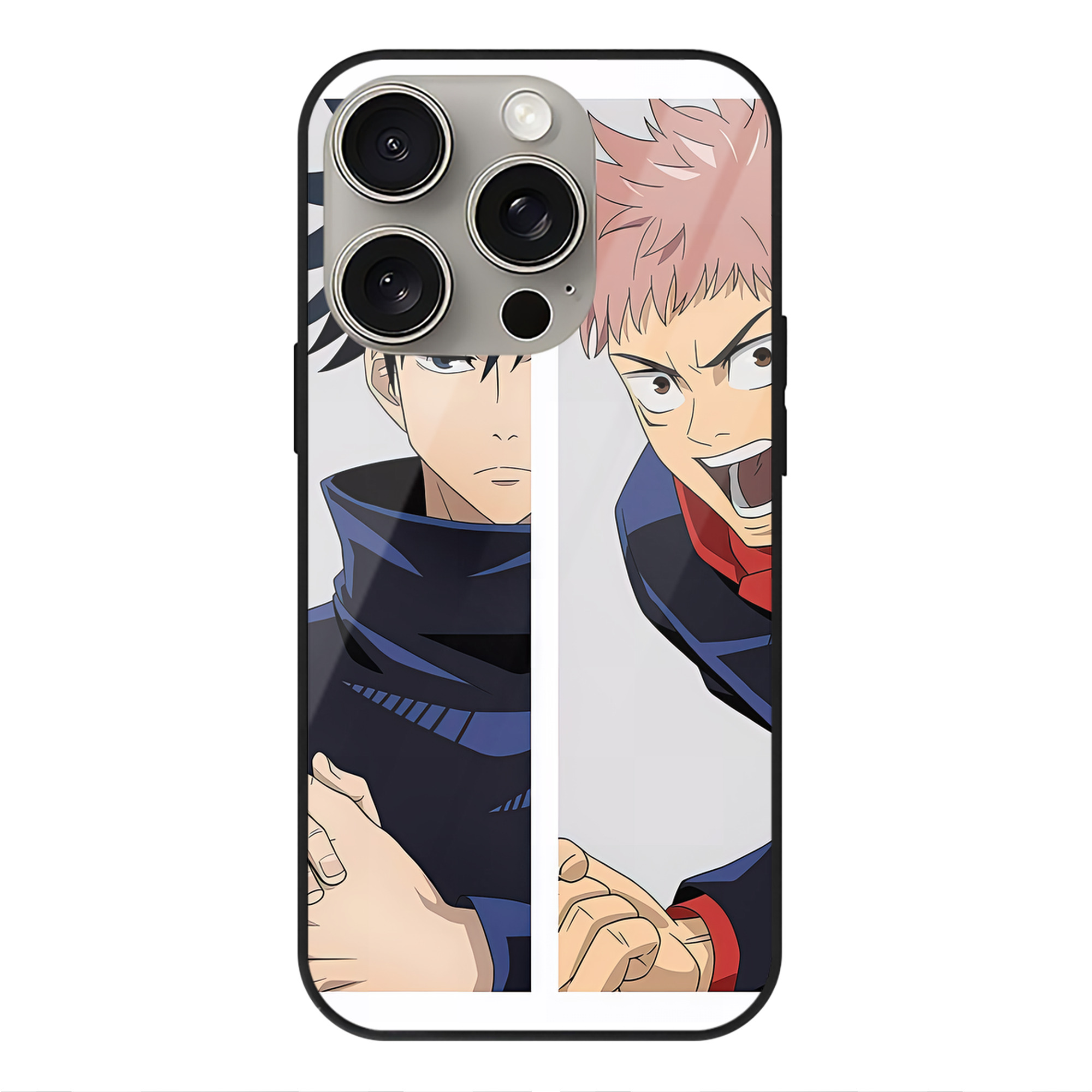 （画像用） SPY×FAMILY间谍家家酒 【iPhone15Pro対応】スマホケース 耐衝撃＆黄変防止 背面ガラス