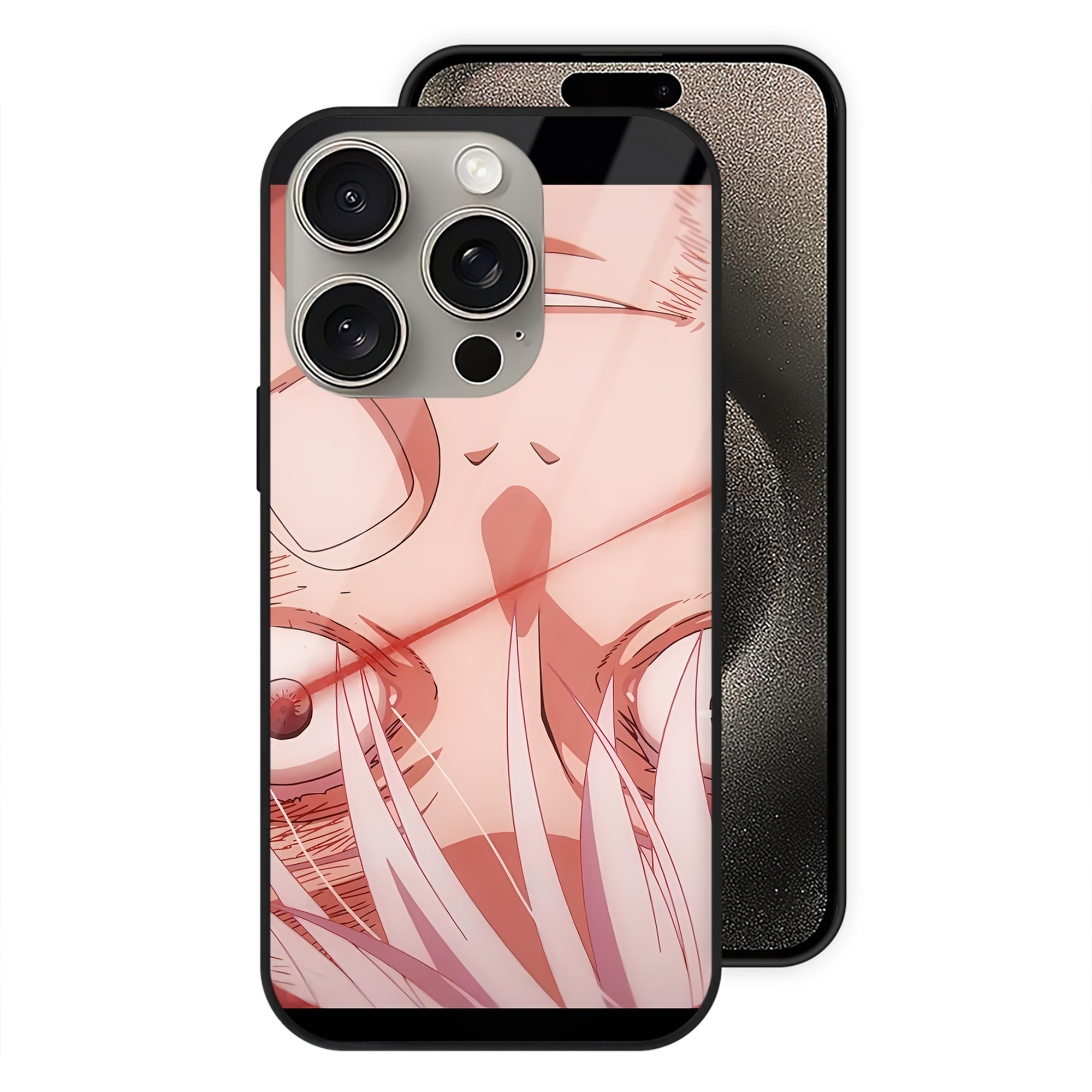 （画像用） SPY×FAMILY间谍家家酒 【iPhone15Pro対応】スマホケース 耐衝撃＆黄変防止 背面ガラス