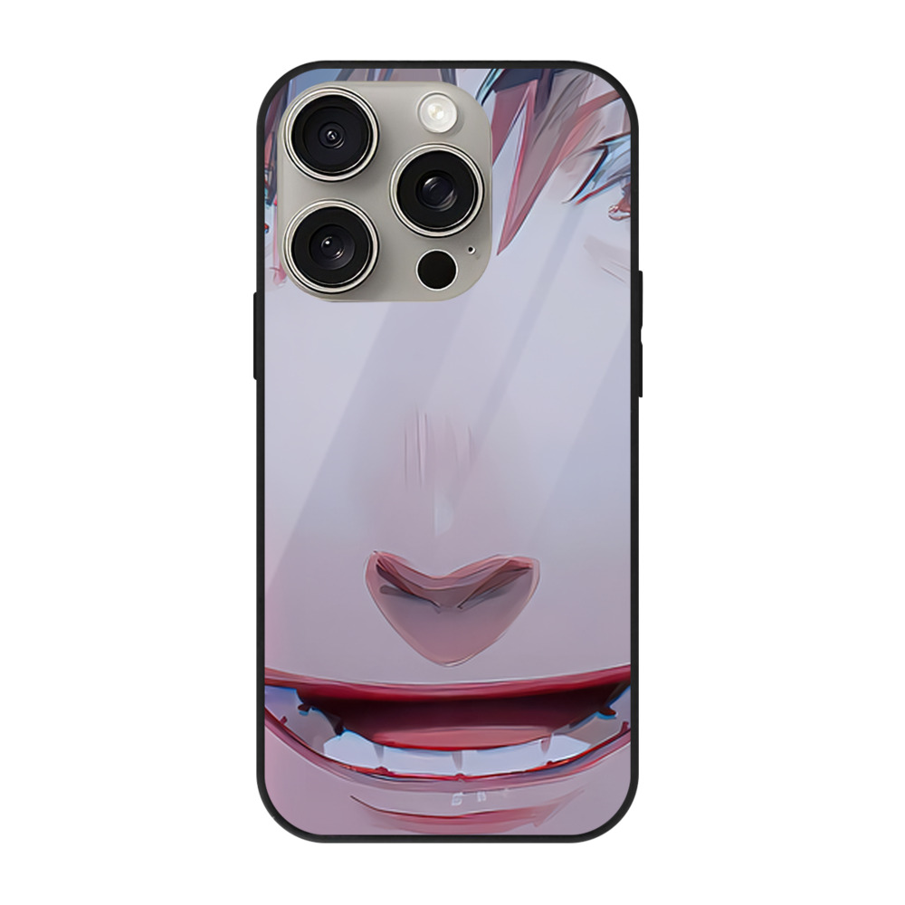 （画像用） SPY×FAMILY间谍家家酒 【iPhone15Pro対応】スマホケース 耐衝撃＆黄変防止 背面ガラス