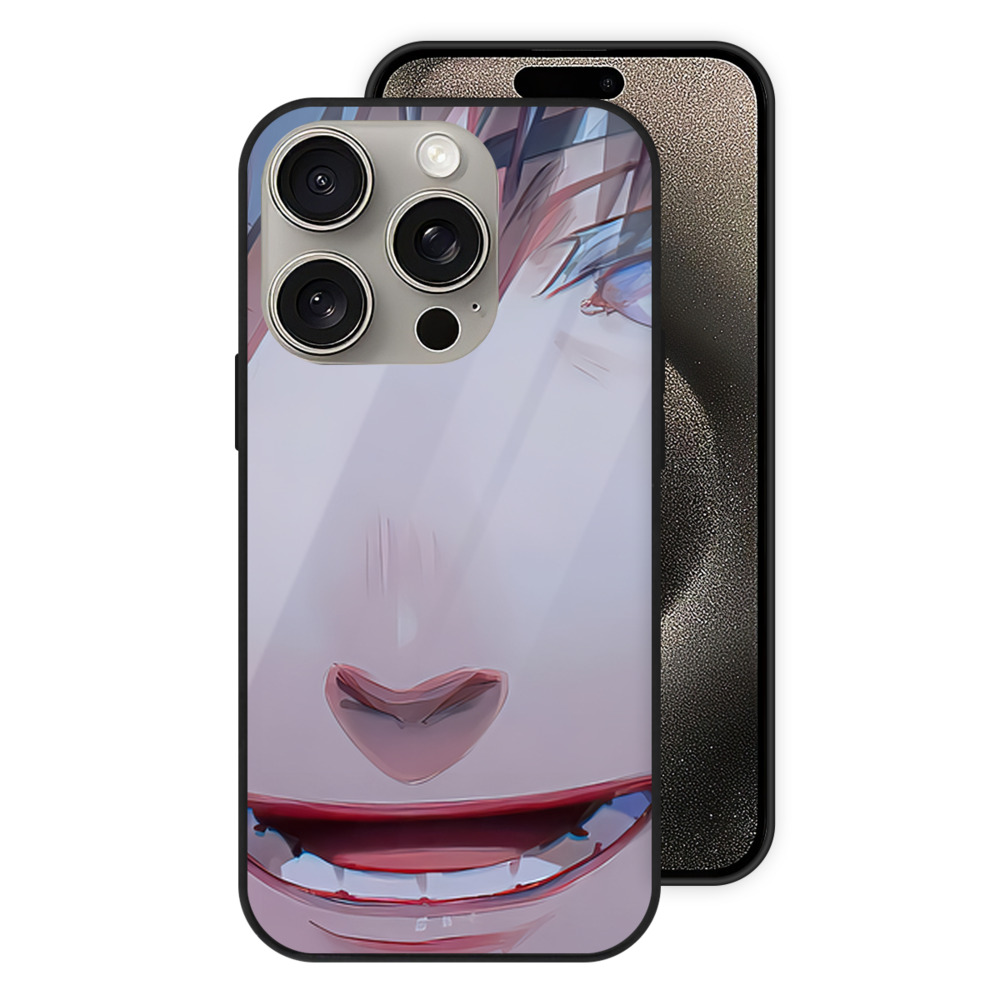 （画像用） SPY×FAMILY间谍家家酒 【iPhone15Pro対応】スマホケース 耐衝撃＆黄変防止 背面ガラス