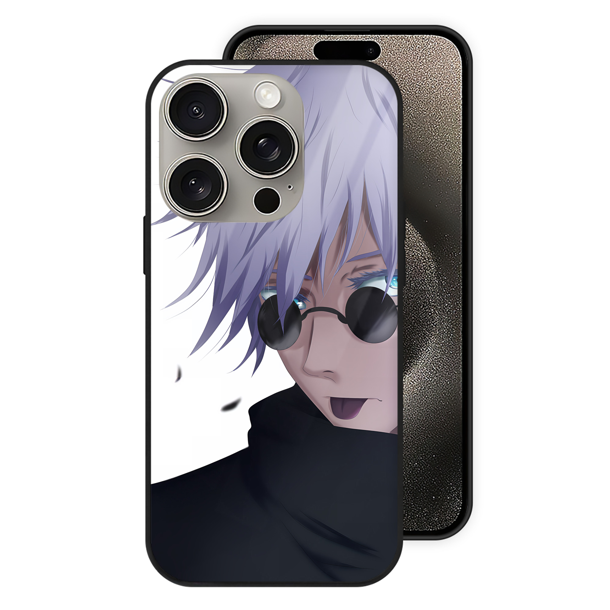 （画像用） SPY×FAMILY间谍家家酒 【iPhone15Pro対応】スマホケース 耐衝撃＆黄変防止 背面ガラス