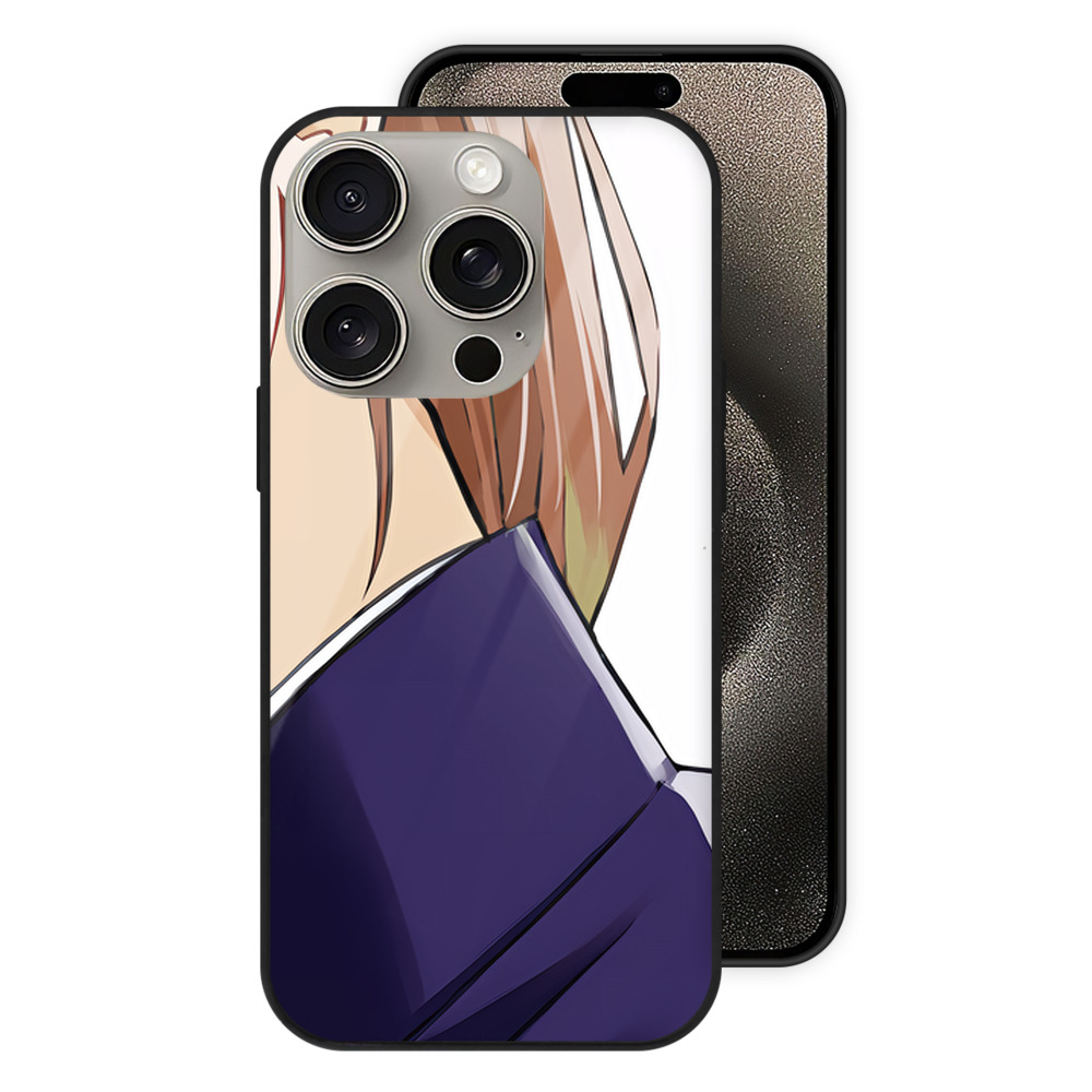 （画像用） SPY×FAMILY间谍家家酒 【iPhone15Pro対応】スマホケース 耐衝撃＆黄変防止 背面ガラス