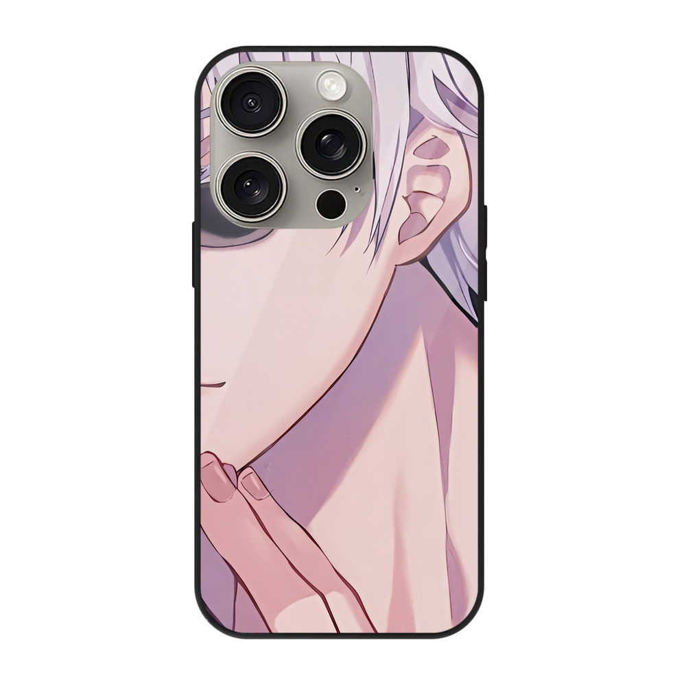 （画像用） SPY×FAMILY间谍家家酒 【iPhone15Pro対応】スマホケース 耐衝撃＆黄変防止 背面ガラス