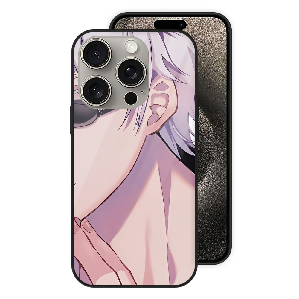 （画像用） SPY×FAMILY间谍家家酒 【iPhone15Pro対応】スマホケース 耐衝撃＆黄変防止 背面ガラス