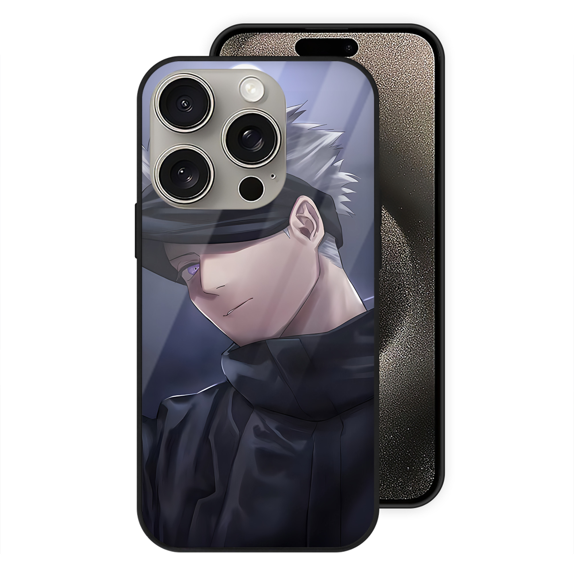 （画像用） SPY×FAMILY间谍家家酒 【iPhone15Pro対応】スマホケース 耐衝撃＆黄変防止 背面ガラス