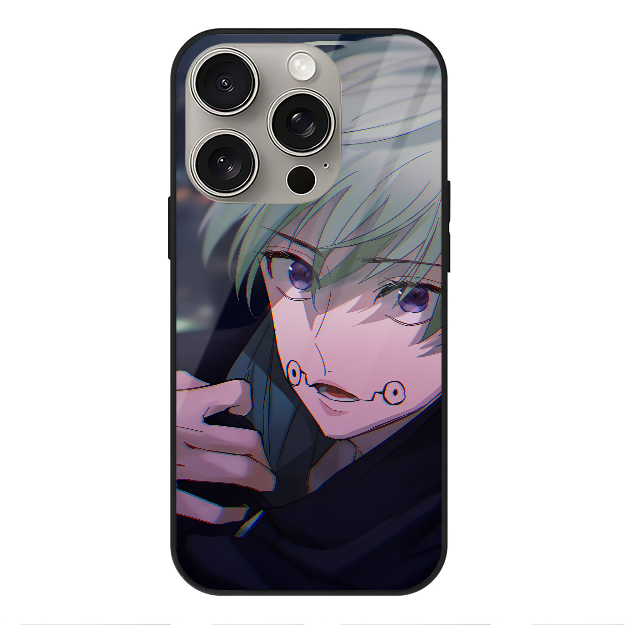 （画像用） SPY×FAMILY间谍家家酒 【iPhone15Pro対応】スマホケース 耐衝撃＆黄変防止 背面ガラス