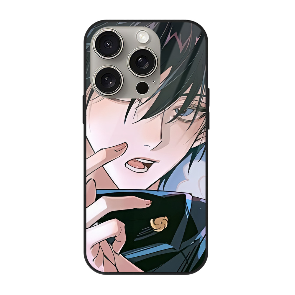 （画像用） SPY×FAMILY间谍家家酒 【iPhone15Pro対応】スマホケース 耐衝撃＆黄変防止 背面ガラス