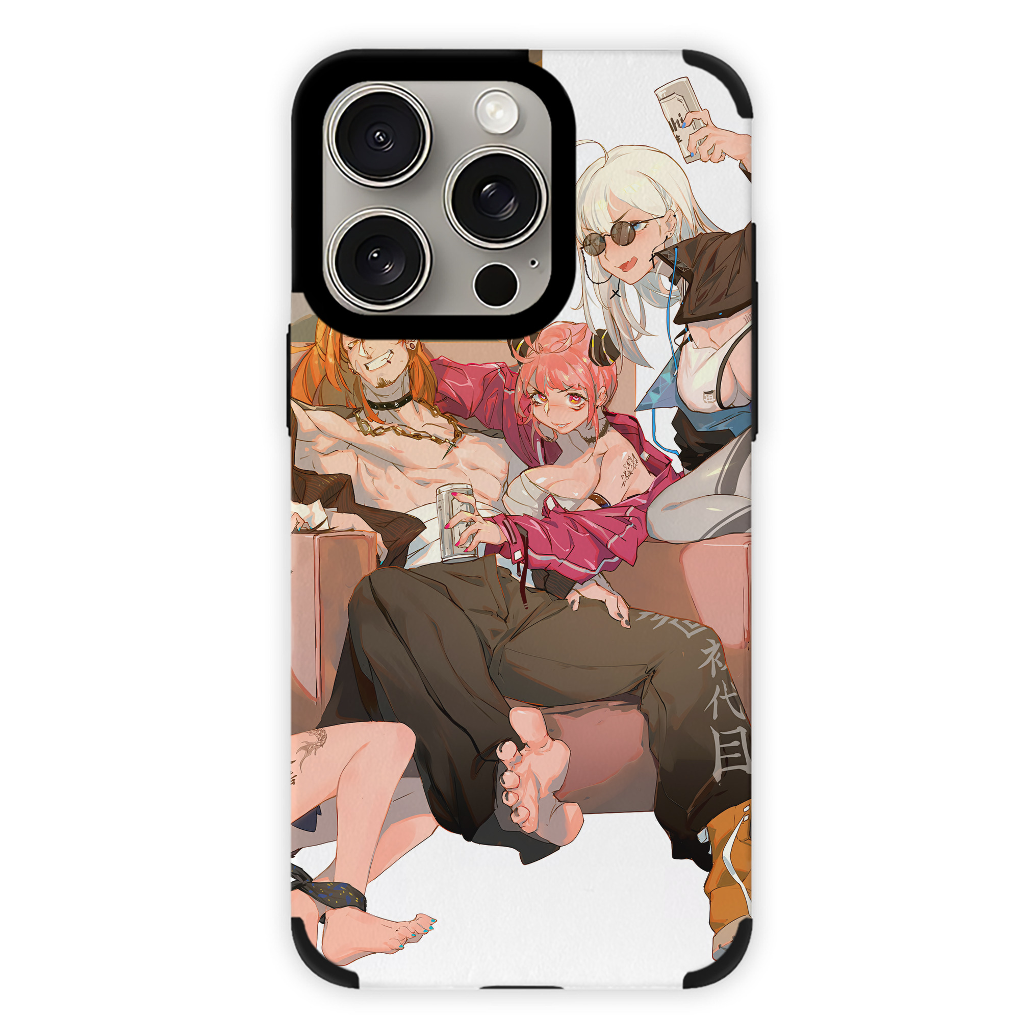 （画像用） SPY×FAMILY间谍家家酒 【iPhone15ProMax対応】 PUレザー スマホケース 耐衝撃＆黄変防止