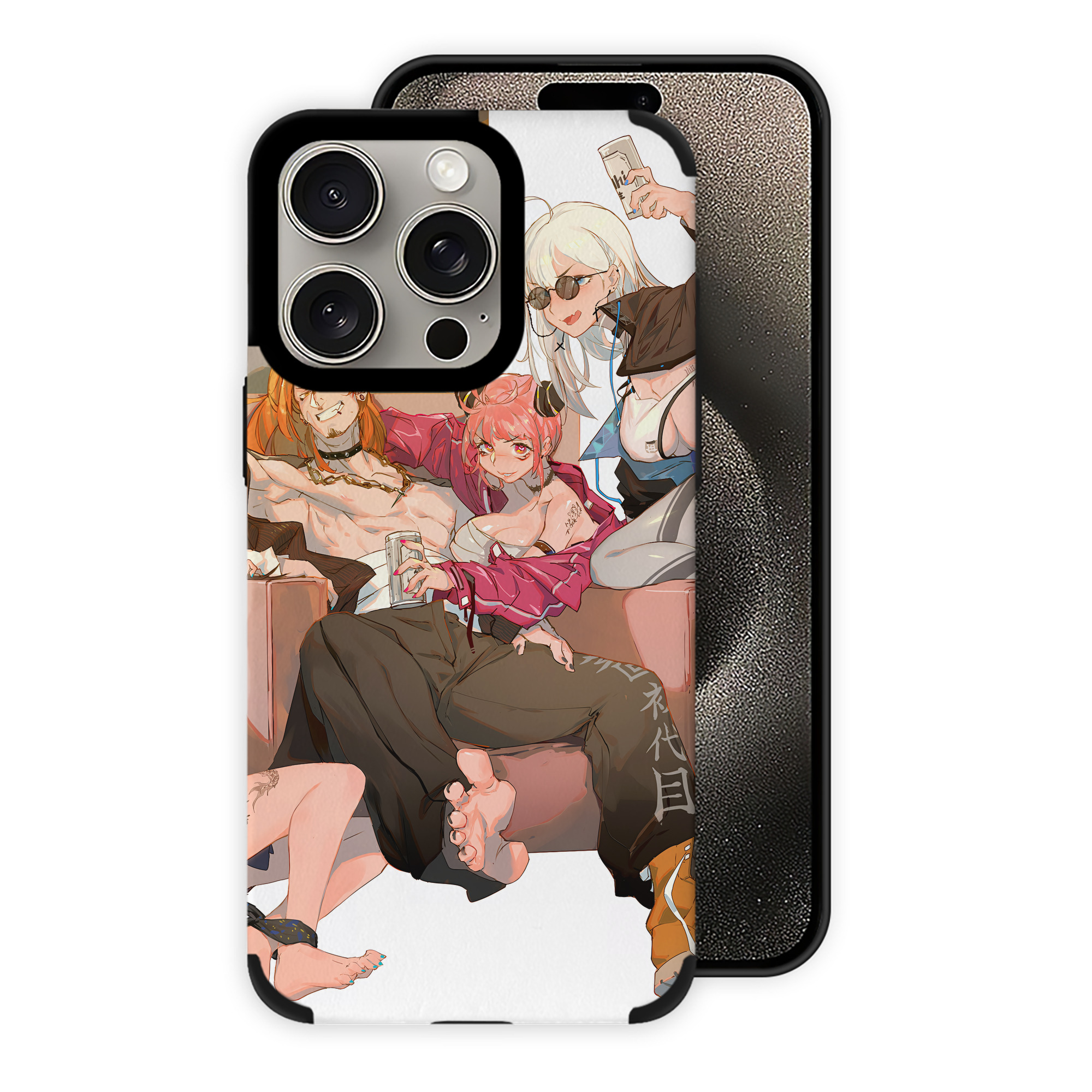 （画像用） SPY×FAMILY间谍家家酒 【iPhone15ProMax対応】 PUレザー スマホケース 耐衝撃＆黄変防止