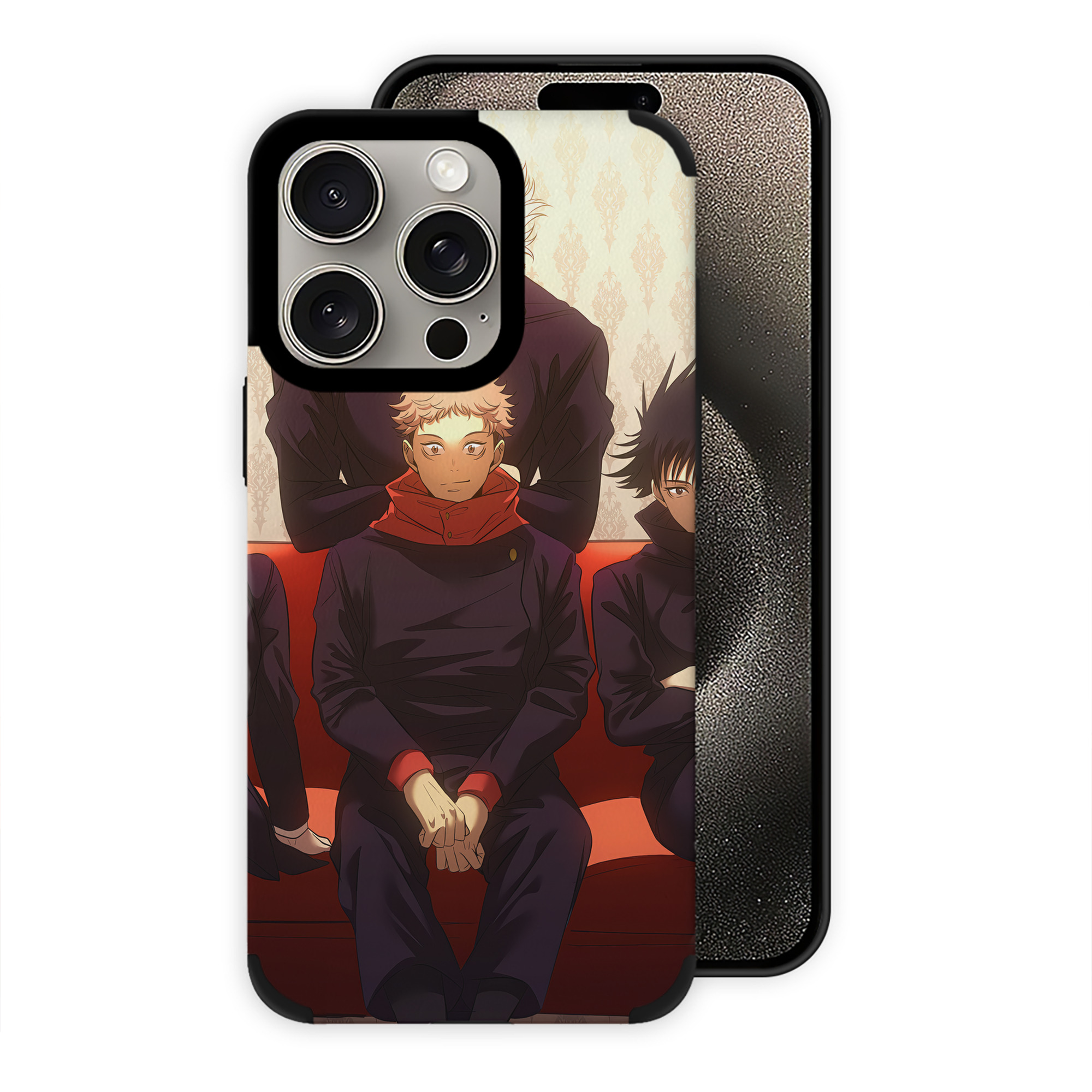 （画像用） SPY×FAMILY间谍家家酒 【iPhone15ProMax対応】 PUレザー スマホケース 耐衝撃＆黄変防止