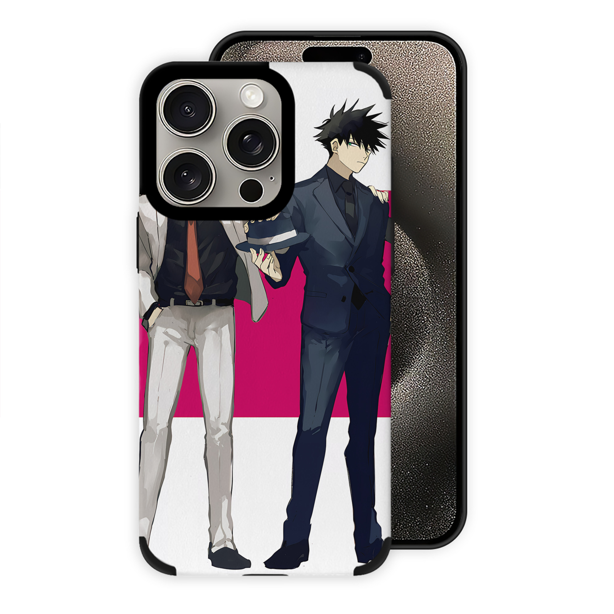 （画像用） SPY×FAMILY间谍家家酒 【iPhone15ProMax対応】 PUレザー スマホケース 耐衝撃＆黄変防止
