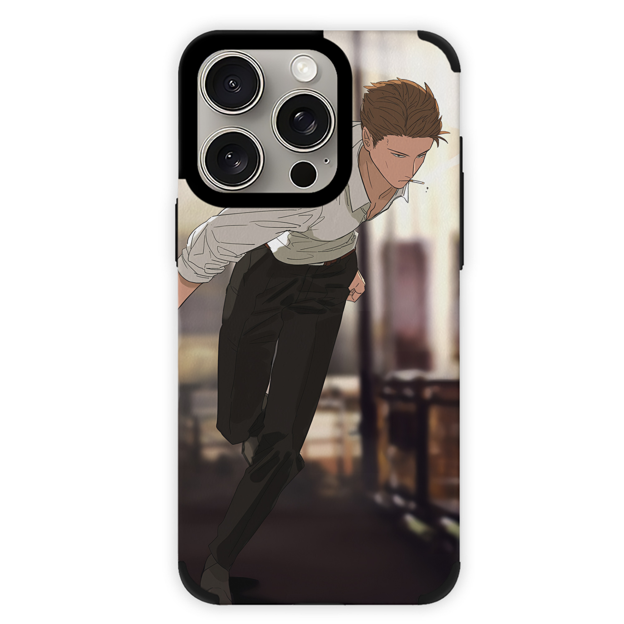 （画像用） SPY×FAMILY间谍家家酒 【iPhone15ProMax対応】 PUレザー スマホケース 耐衝撃＆黄変防止