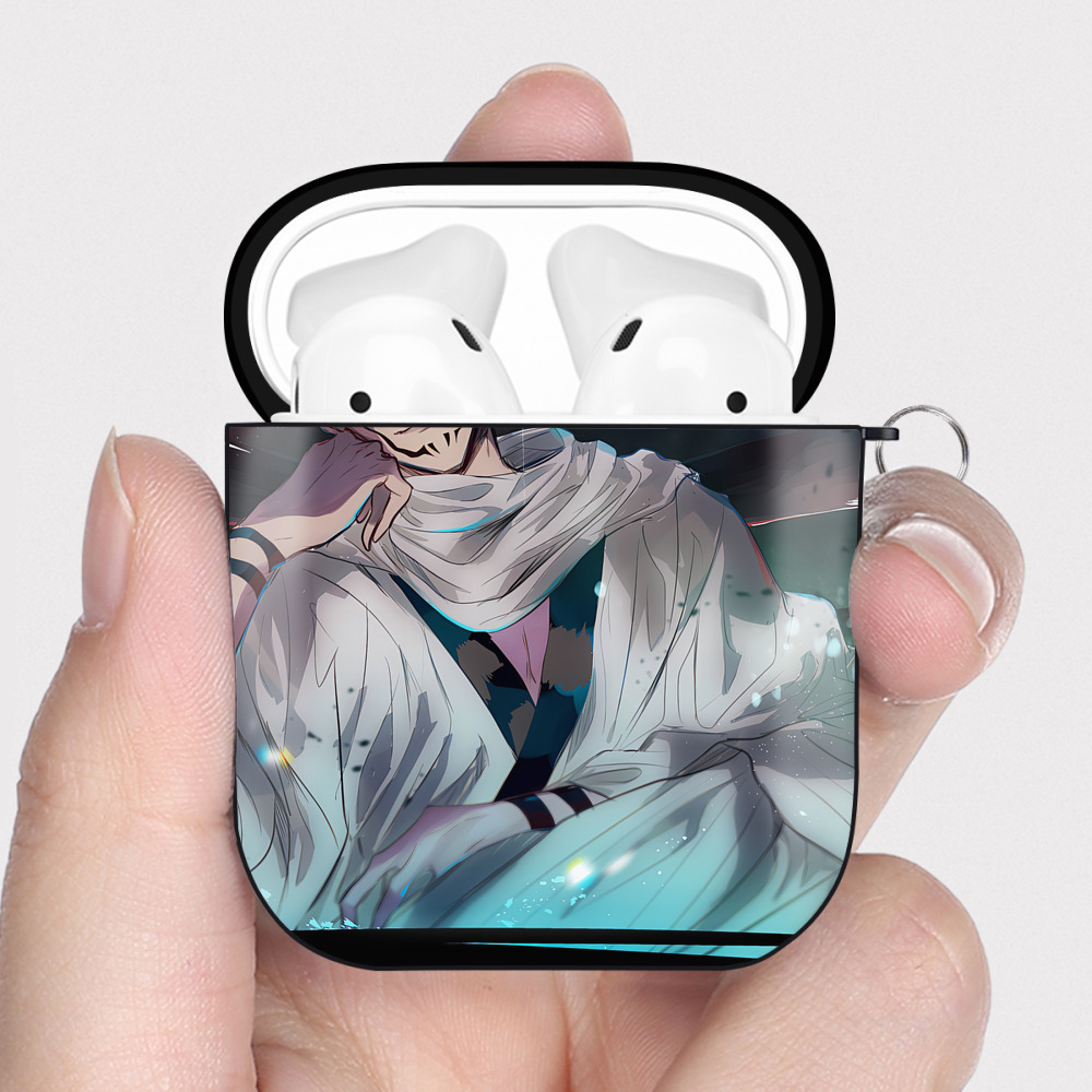 （画像用） SPY×FAMILY间谍家家酒 AirPods 第2世代保護ケース ハードシェル ブラック 耐衝撃・防指紋・カラビナ付き