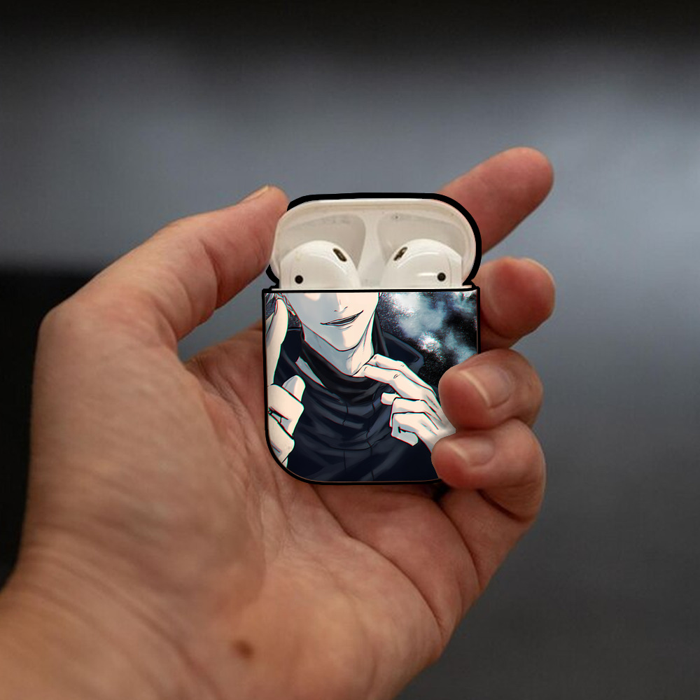 SPY×FAMILY间谍家家酒 AirPods 第2世代保護ケース ハードシェル ブラック 耐衝撃・防指紋・カラビナ付き