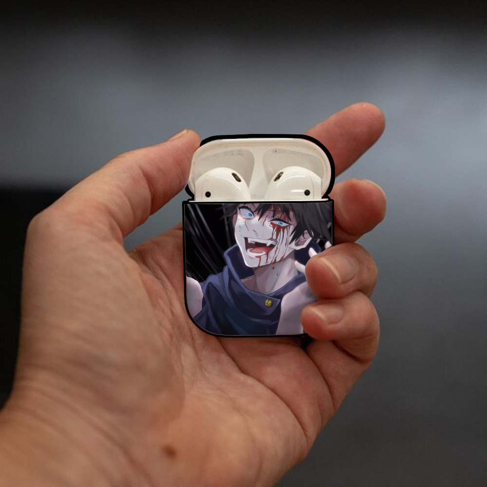 SPY×FAMILY间谍家家酒 AirPods 第2世代保護ケース ハードシェル ブラック 耐衝撃・防指紋・カラビナ付き