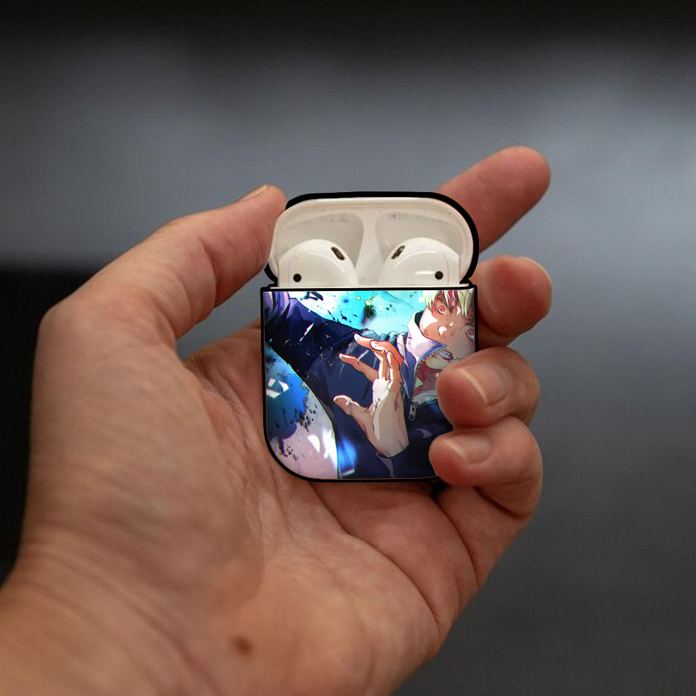 SPY×FAMILY间谍家家酒 AirPods 第2世代保護ケース ハードシェル ブラック 耐衝撃・防指紋・カラビナ付き