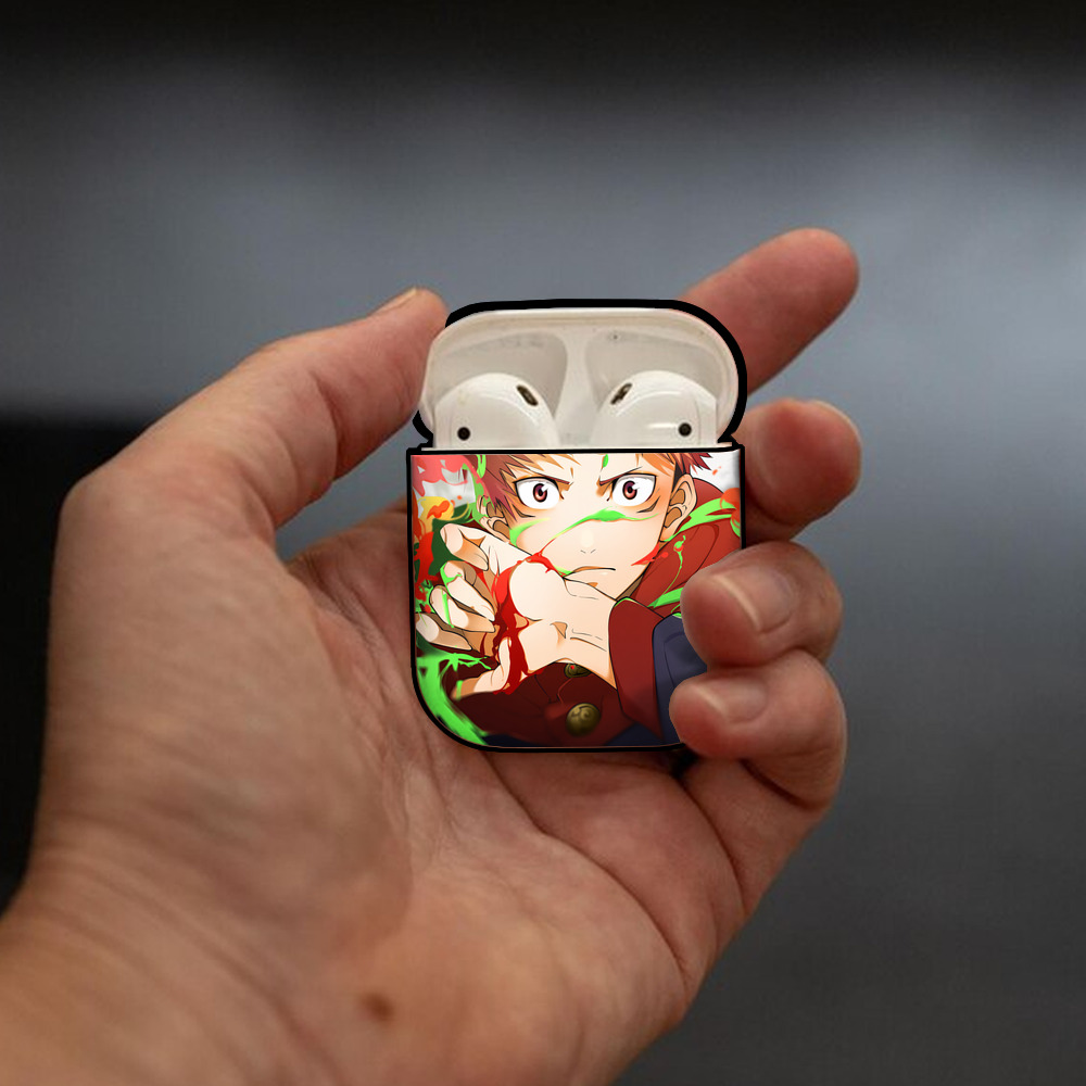 SPY×FAMILY间谍家家酒 AirPods 第2世代保護ケース ハードシェル ブラック 耐衝撃・防指紋・カラビナ付き