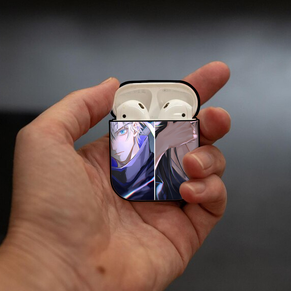 SPY×FAMILY间谍家家酒 AirPods 第2世代保護ケース ハードシェル ブラック 耐衝撃・防指紋・カラビナ付き