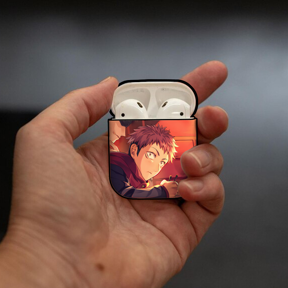 SPY×FAMILY间谍家家酒 AirPods 第2世代保護ケース ハードシェル ブラック 耐衝撃・防指紋・カラビナ付き
