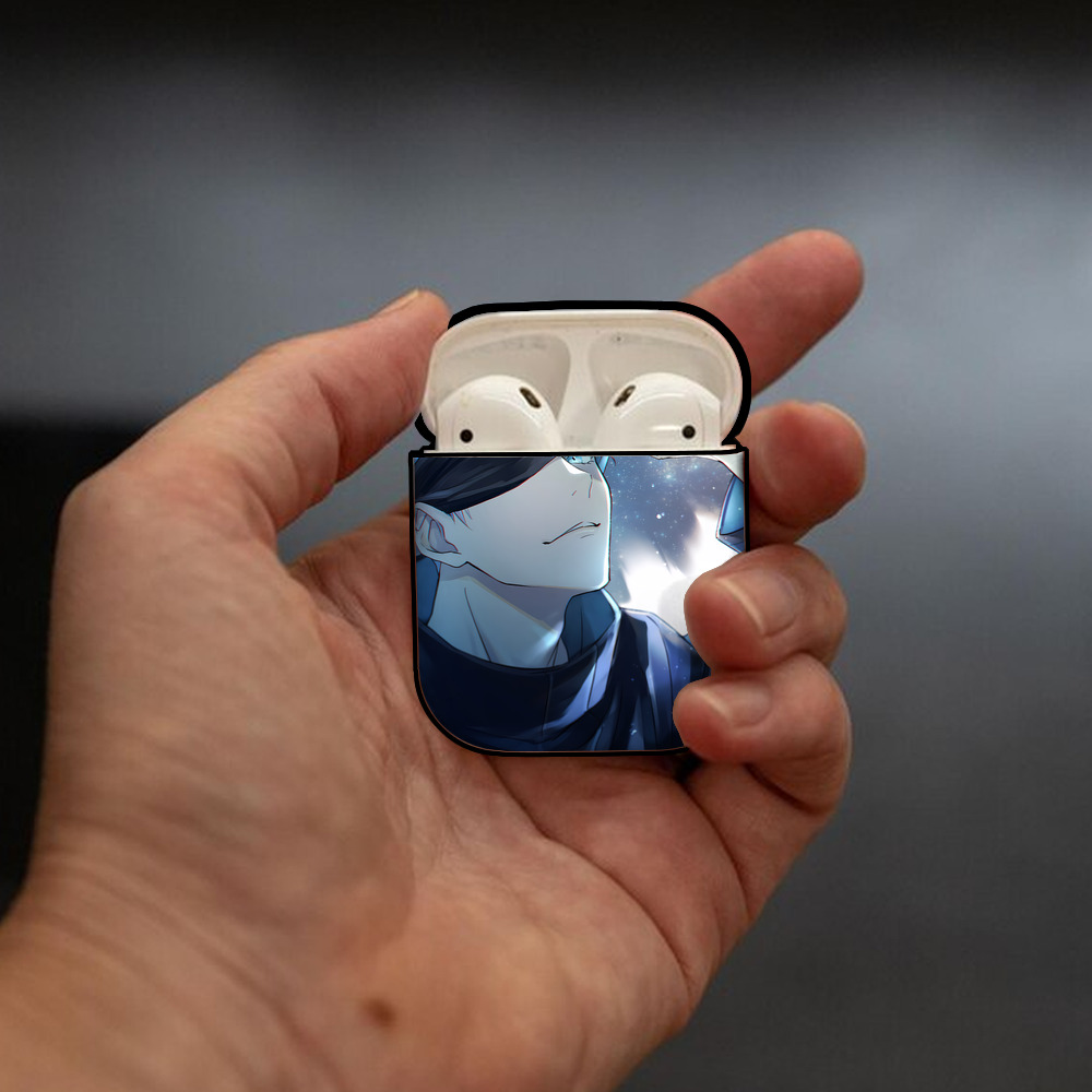 SPY×FAMILY间谍家家酒 AirPods 第2世代保護ケース ハードシェル ブラック 耐衝撃・防指紋・カラビナ付き